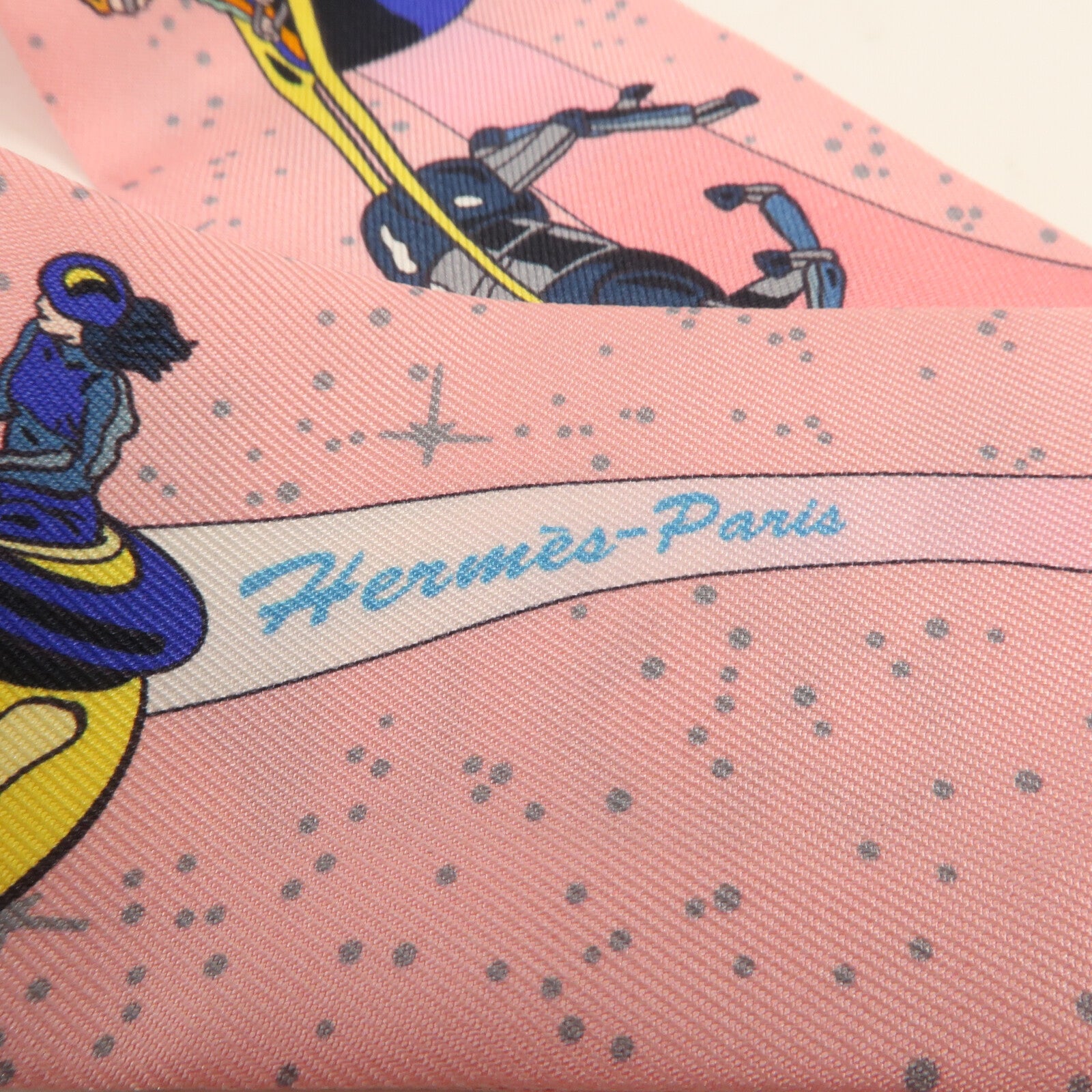 HERMES 絲質Twilly絲巾