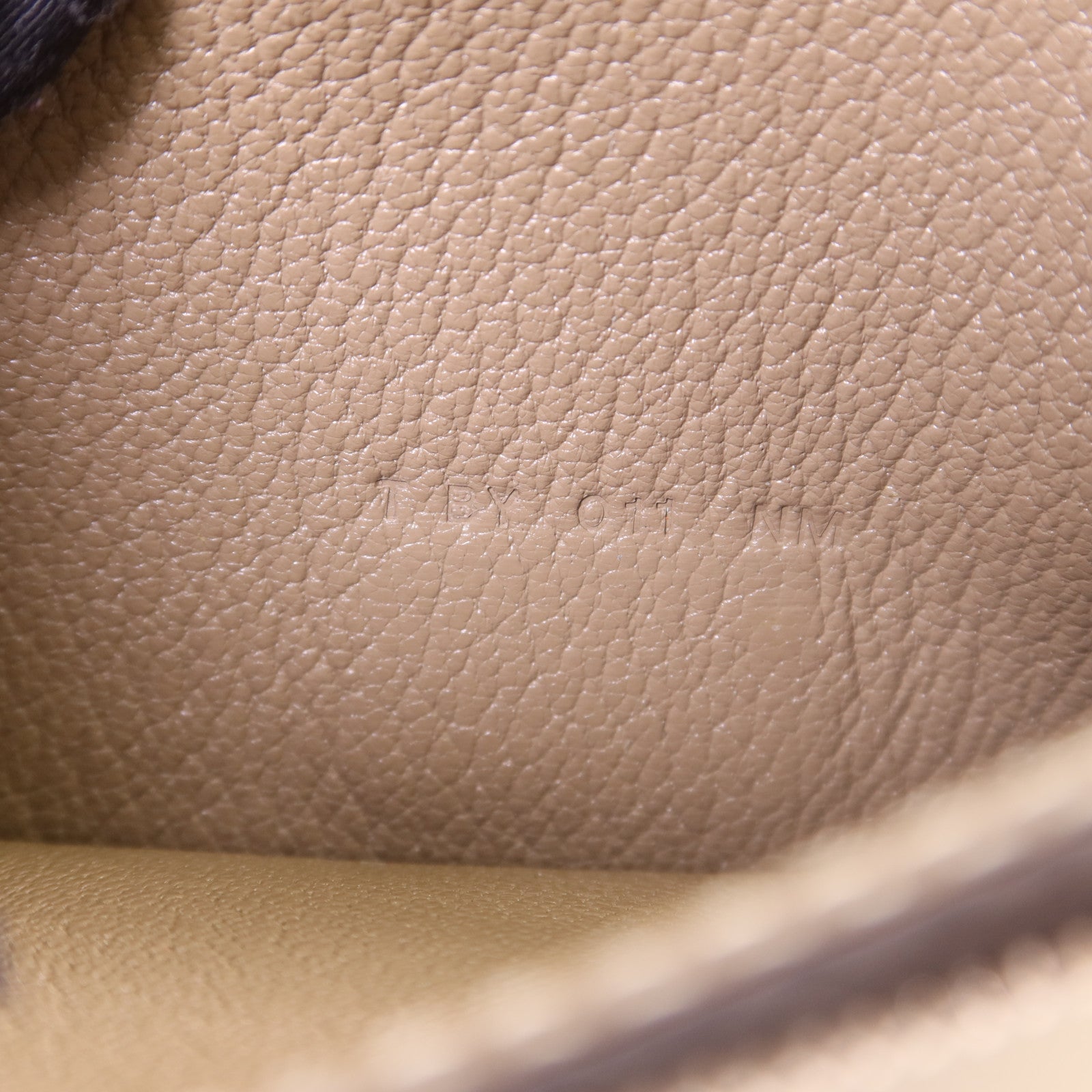 HERMES Chevre皮革Bearn W Snap銀扣長錢包Etoupe