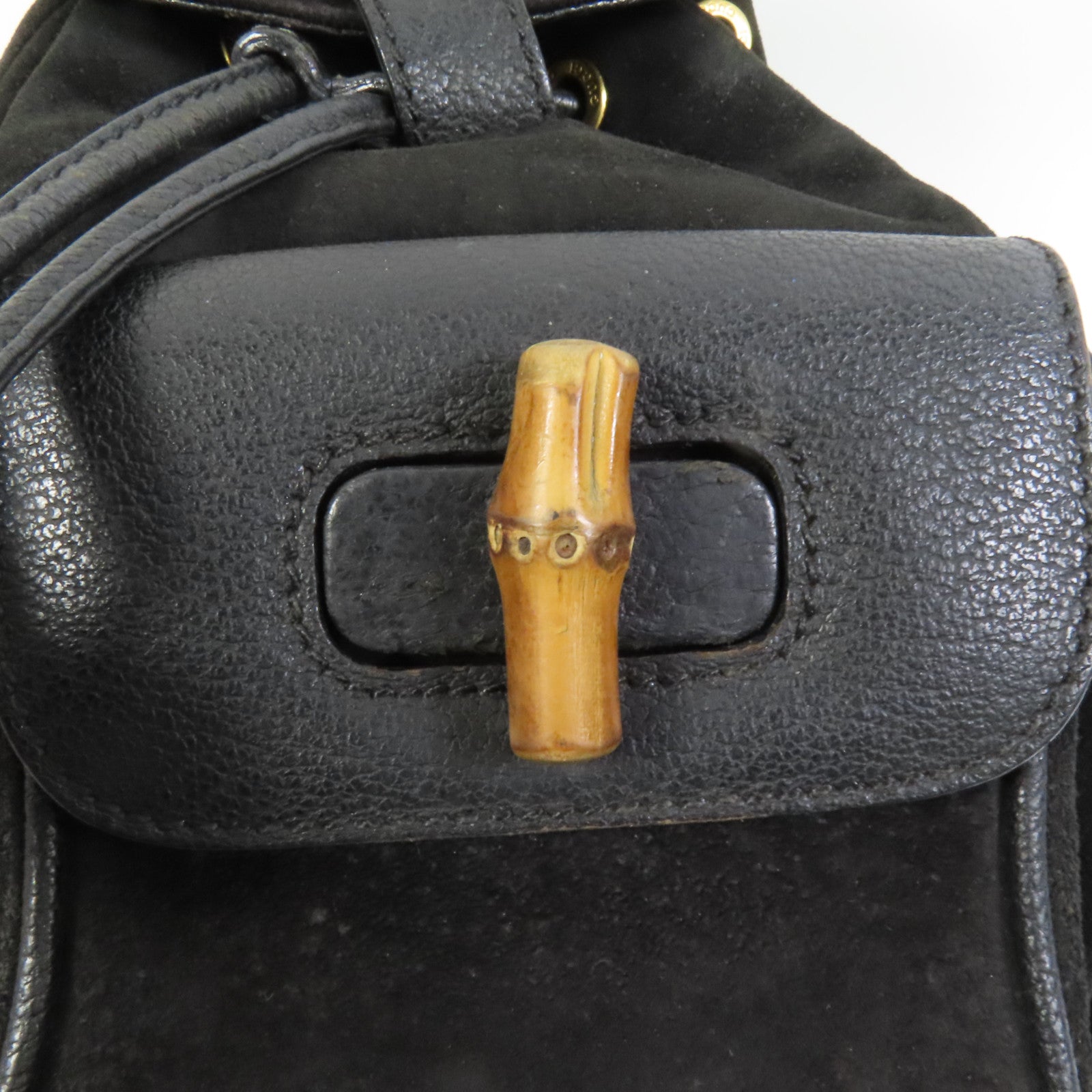 GUCCI 【激減優惠】麂皮皮革/牛皮Vintage Backpack背包
