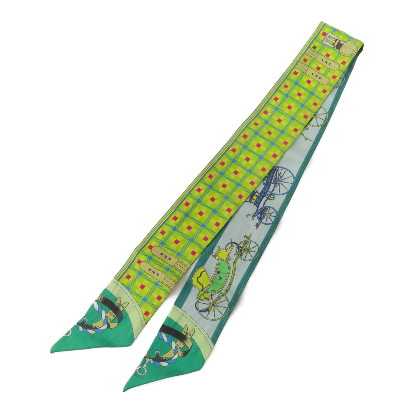 HERMES 絲質Twilly絲巾