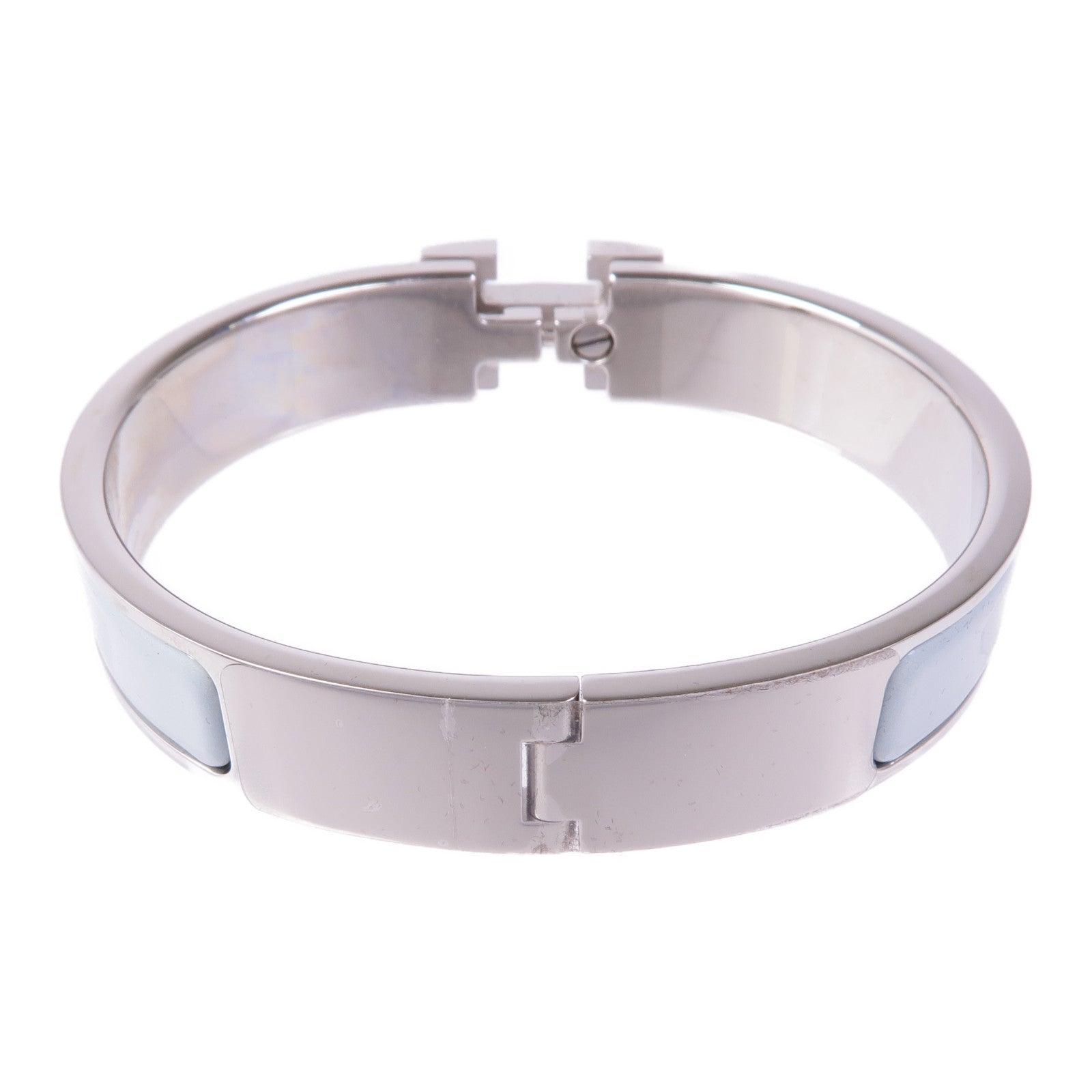 HERMES 金屬/琺瑯Clic-H Bracelet手鐲