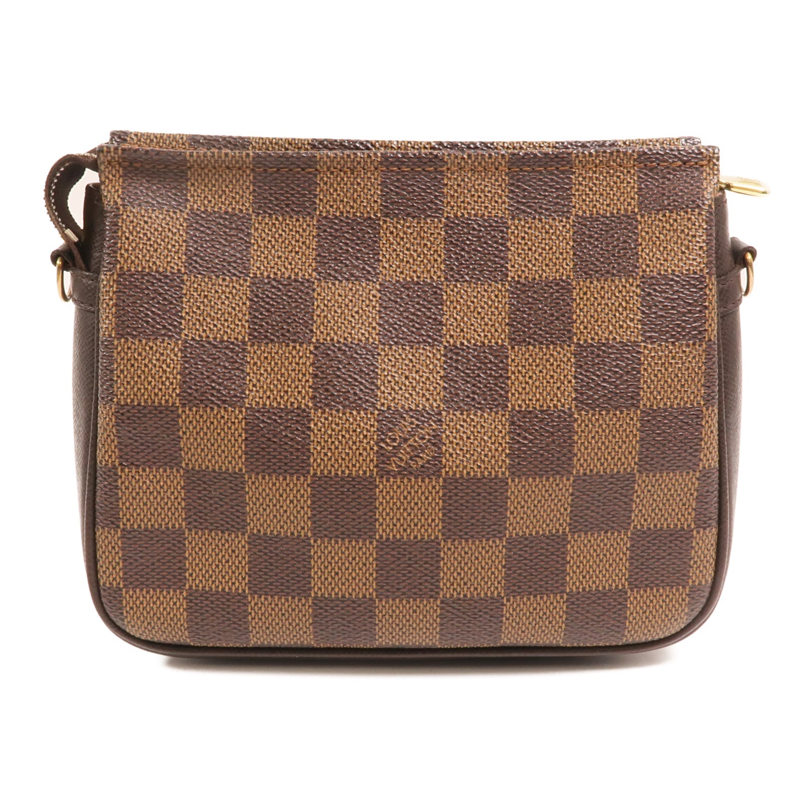 LOUIS VUITTON Damier Trousse Pochette金扣手挽袋