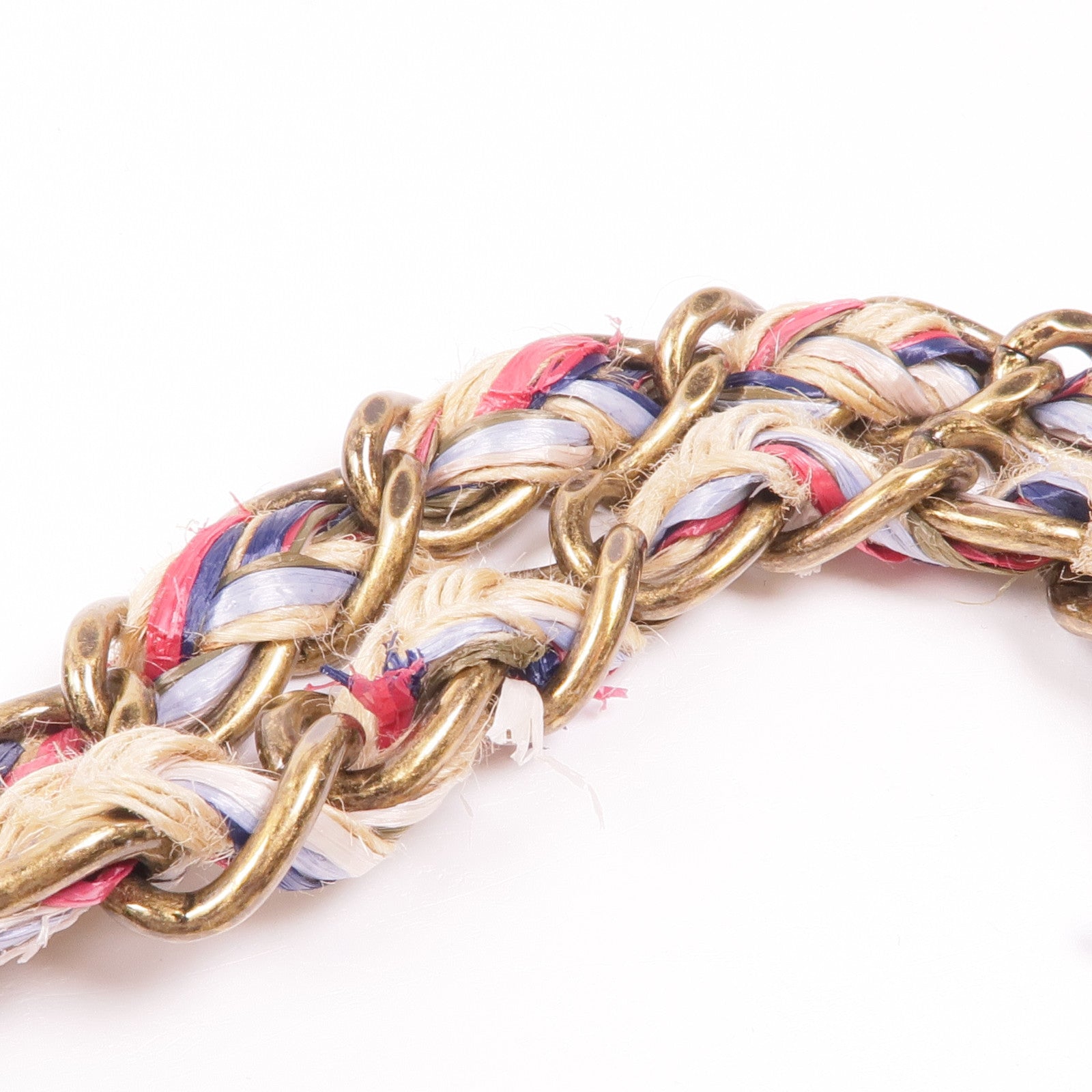 CHANEL 皮革Mini Classic Multicolour金扣鏈帶肩背袋