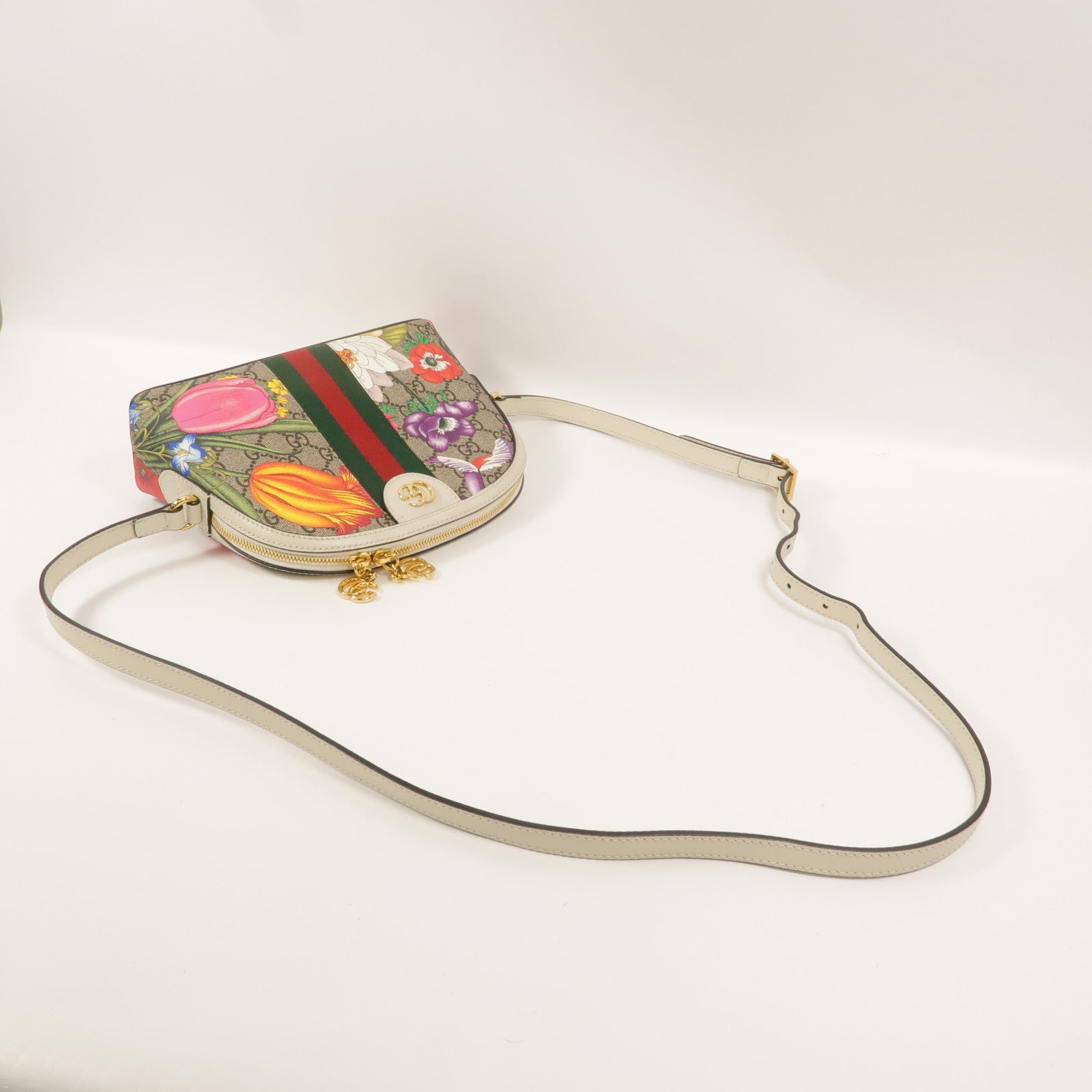 GUCCI 塗層帆布Ophidia GG肩背袋