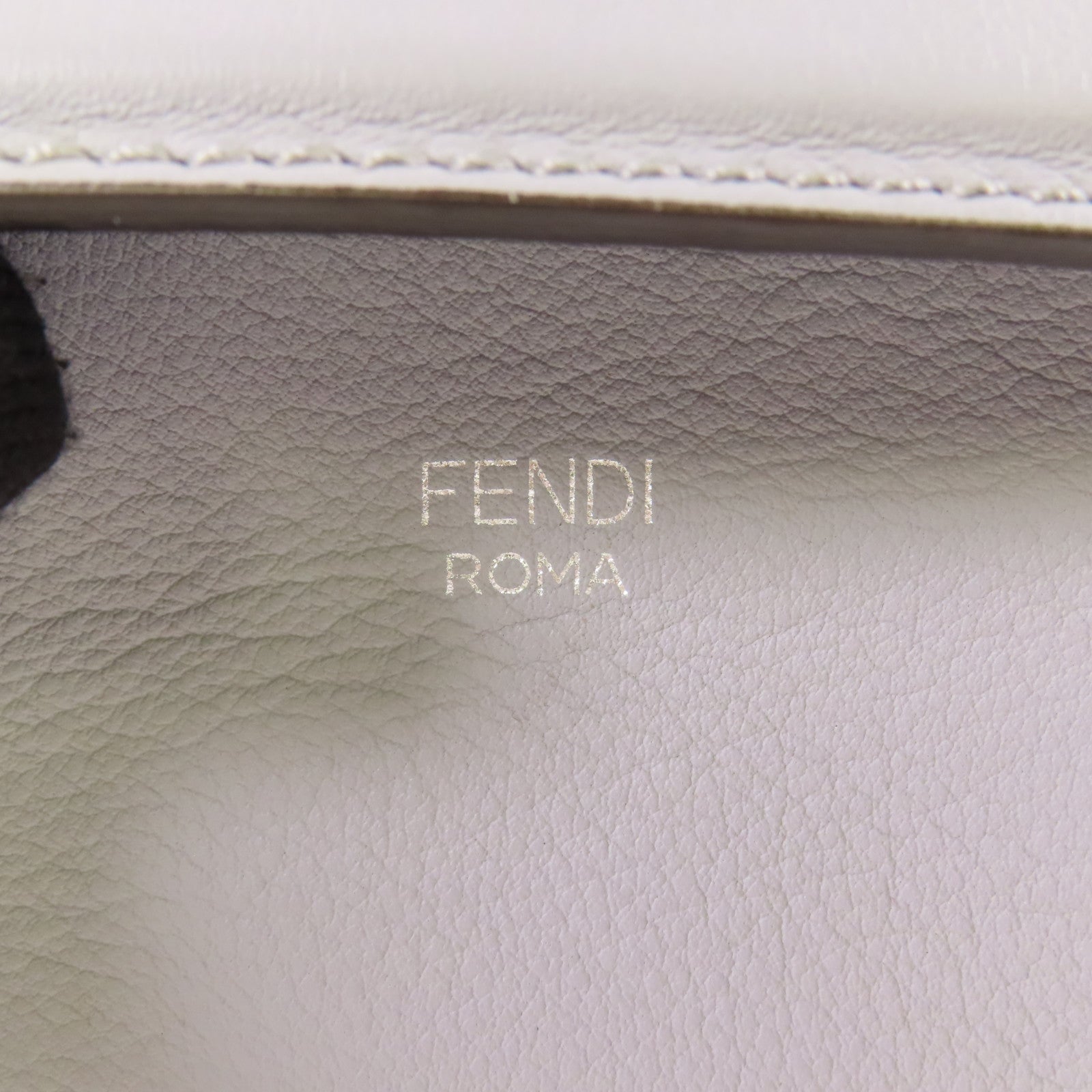 FENDI 牛皮皮革By The Way銀扣手挽肩背兩用袋