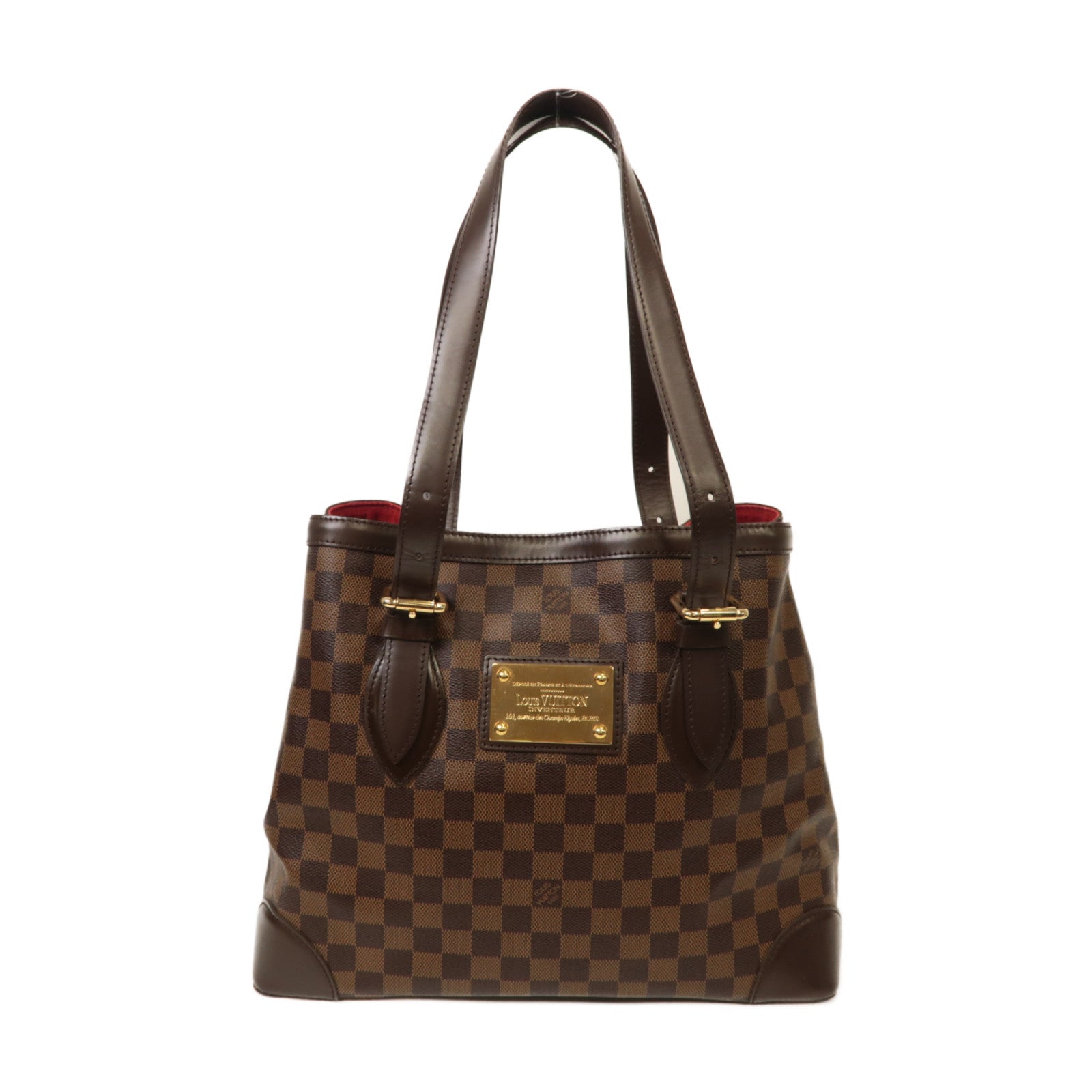 LOUIS VUITTON **【激減優惠】Damier Hampstead MM金扣肩背袋啡色