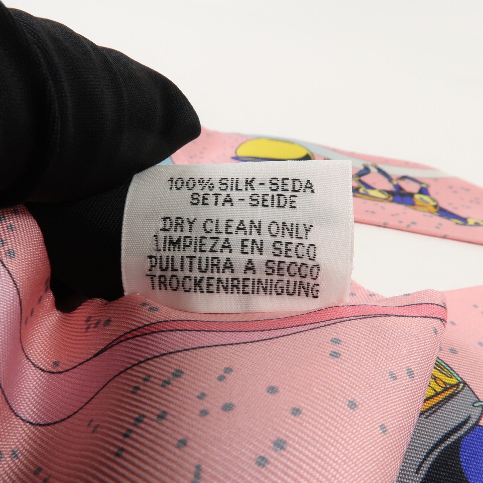 HERMES 絲質Twilly絲巾