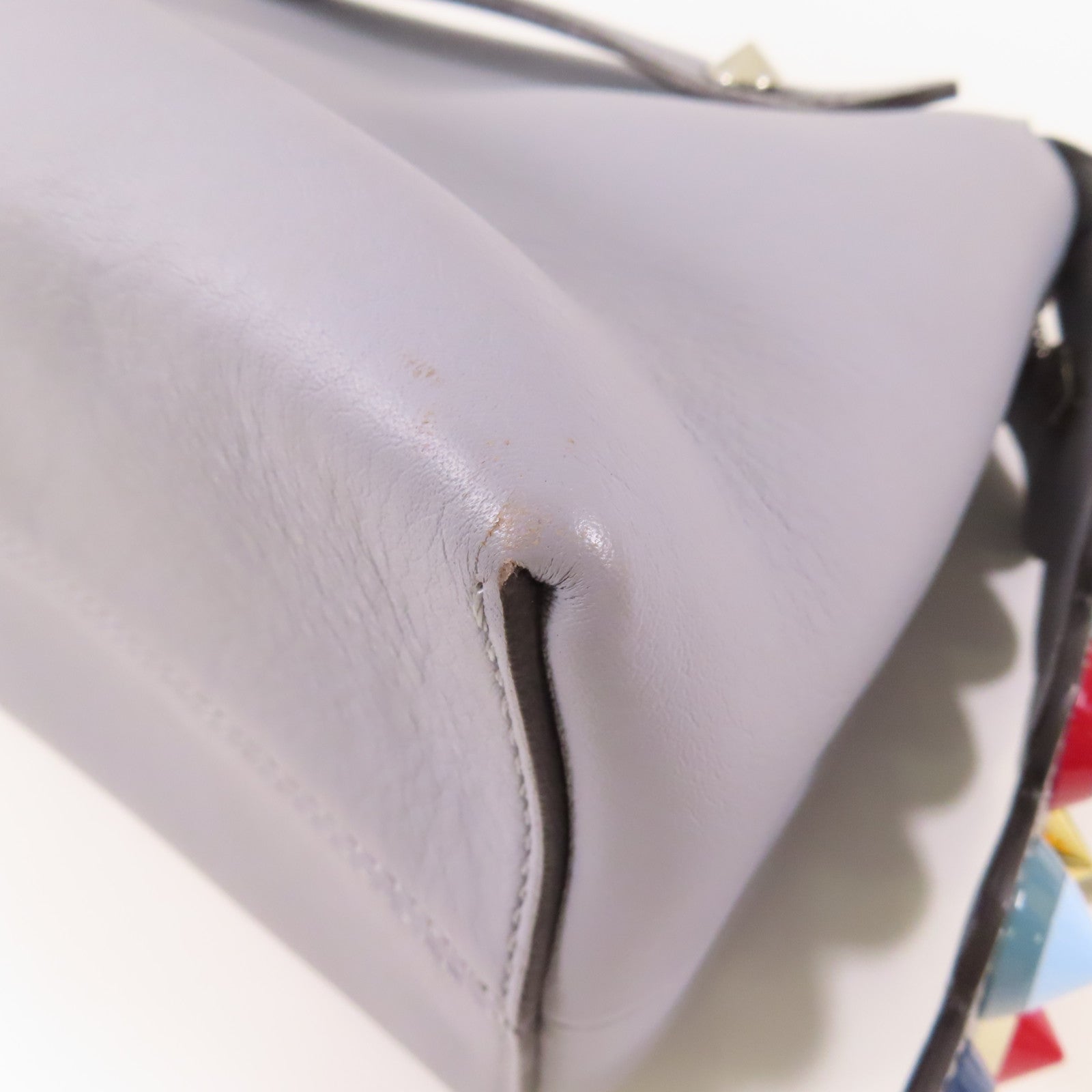 FENDI 牛皮皮革By The Way銀扣手挽肩背兩用袋