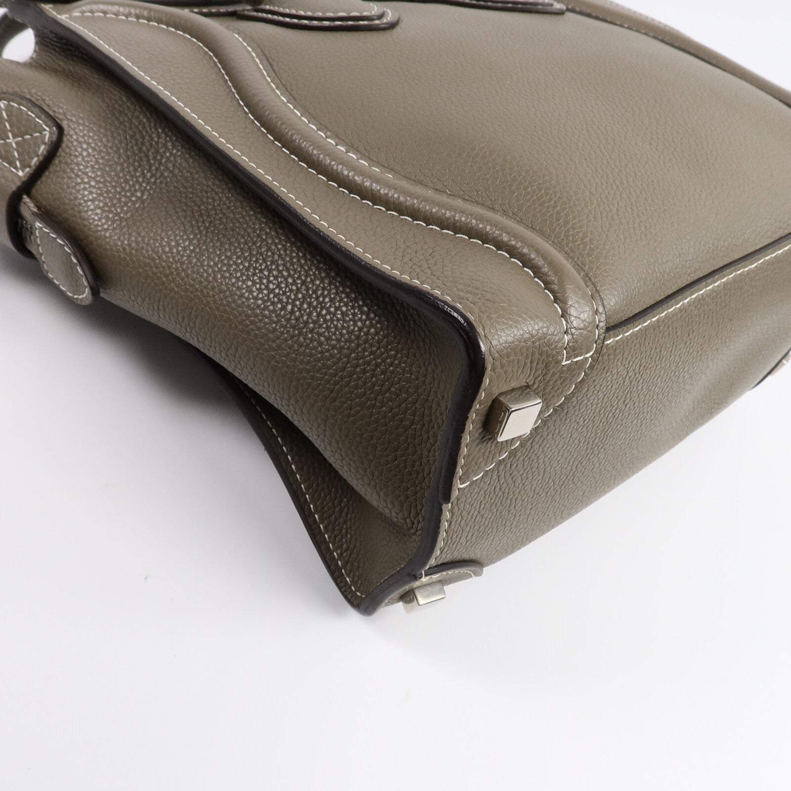 CELINE 牛皮皮革Micro Luggage手挽袋