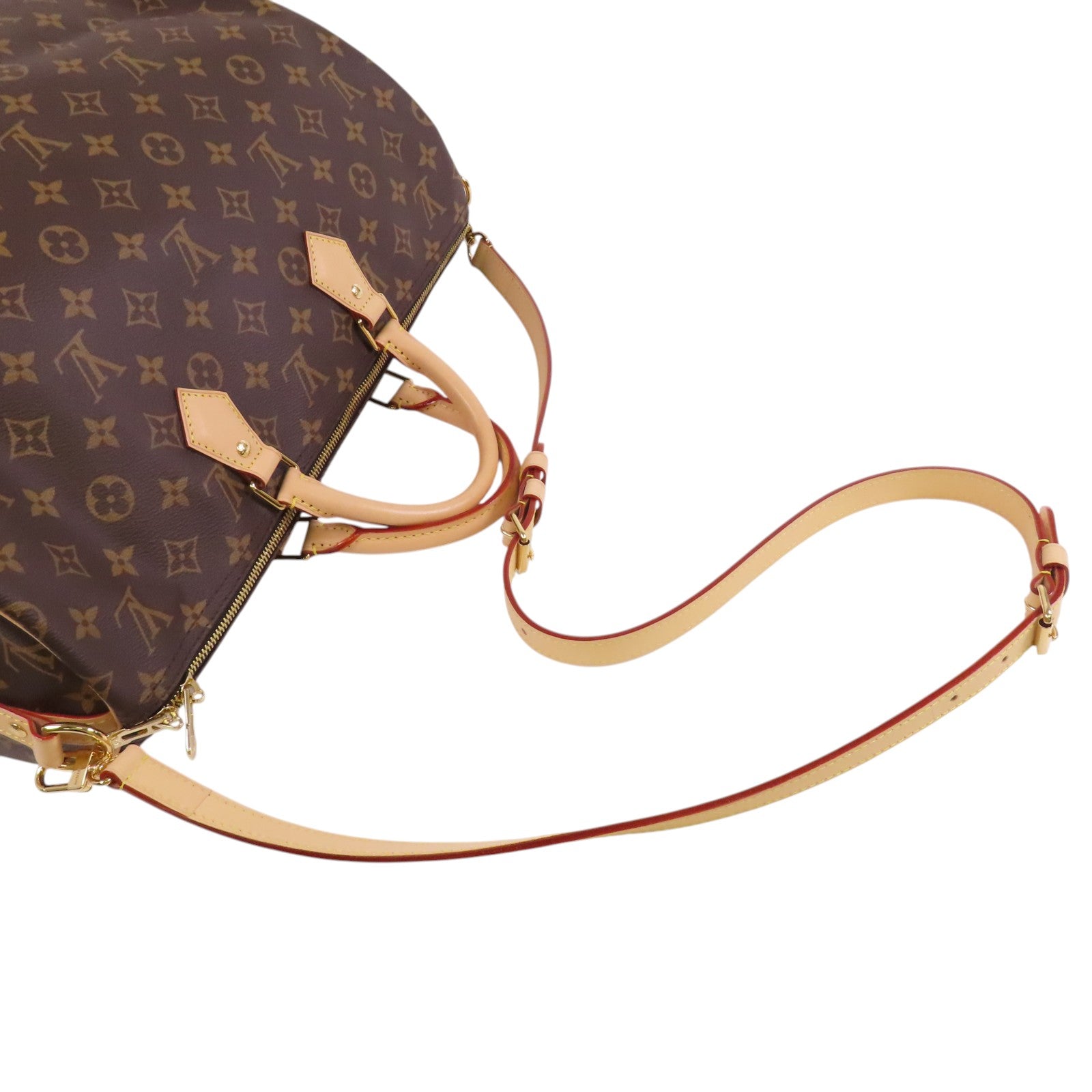 LOUIS VUITTON Monogram Speedy Bardouliere 40金扣手挽肩背兩用袋