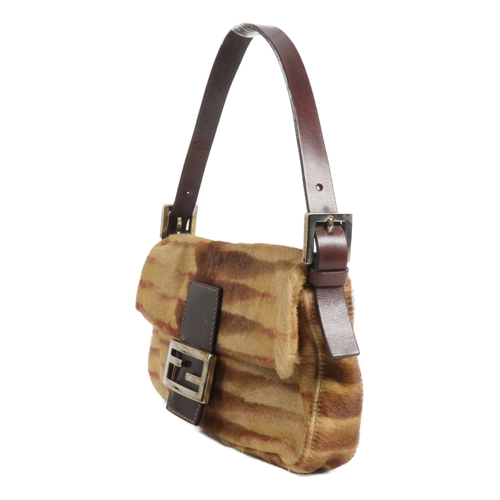 FENDI 馬毛Baguette手挽袋