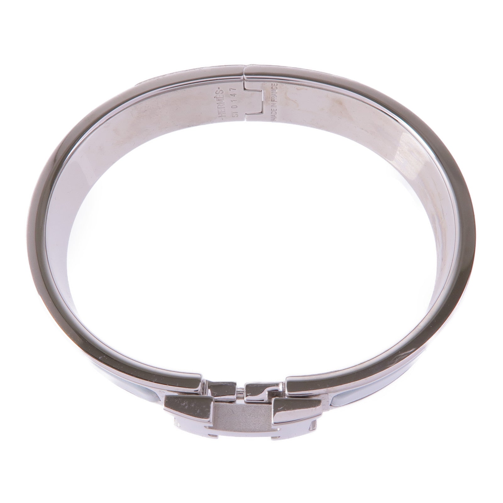 HERMES 金屬/琺瑯Clic-H Bracelet手鐲