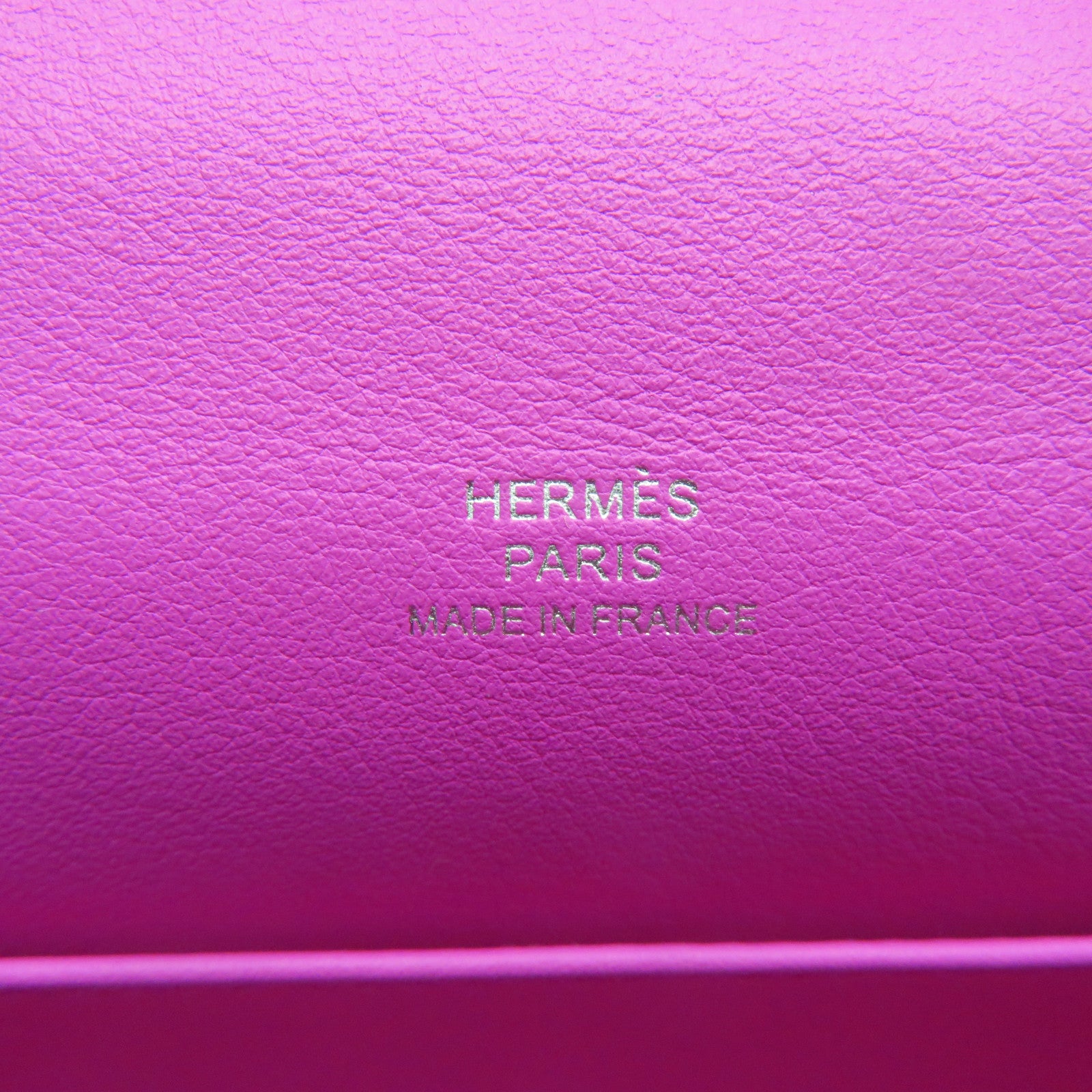 HERMES 【激減優惠】Swift皮革Mini Kelly Handbag銀扣手挽袋Magnolia玉蘭紫色