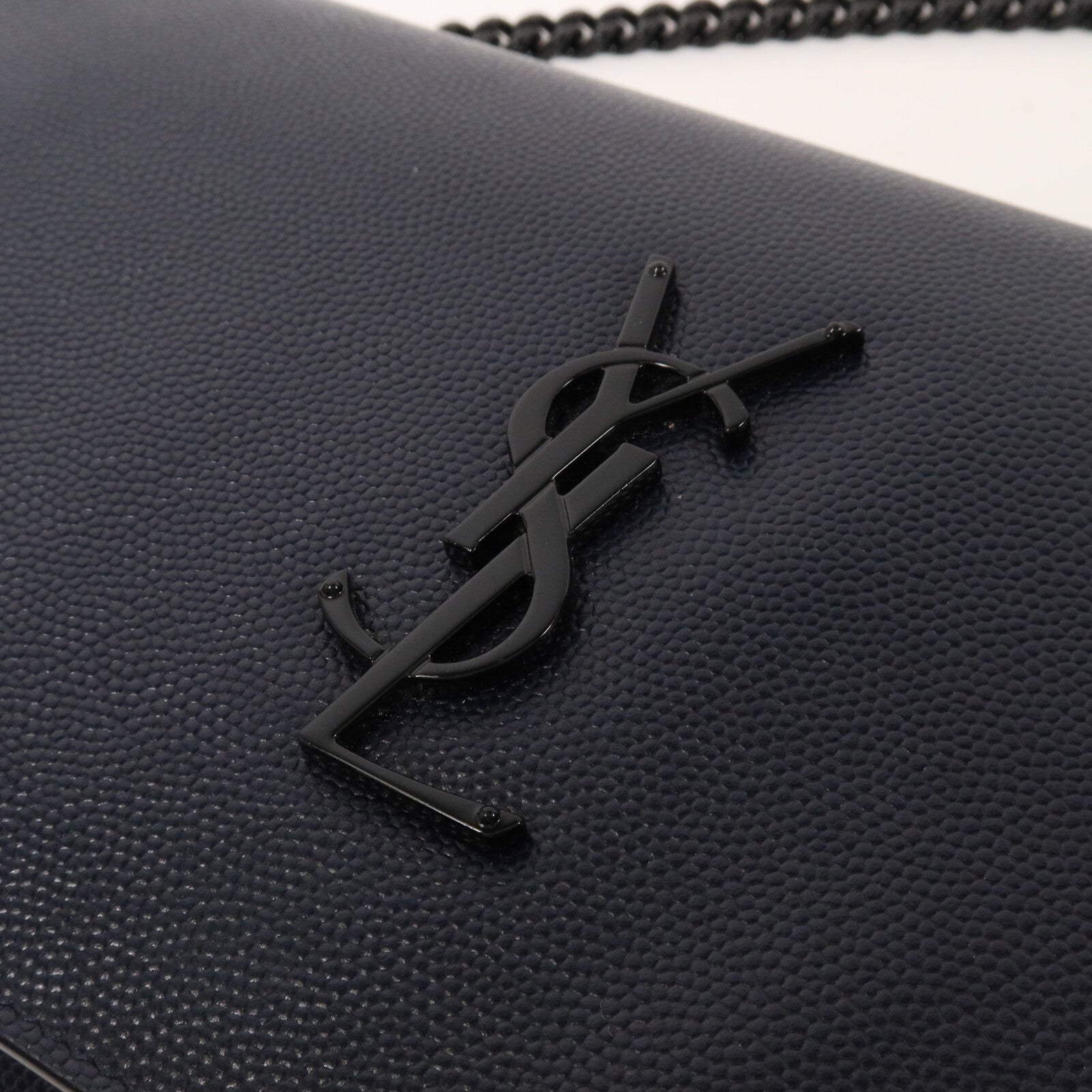 SAINT LAURENT 牛皮皮革Wallet On Chain鏈帶肩背袋