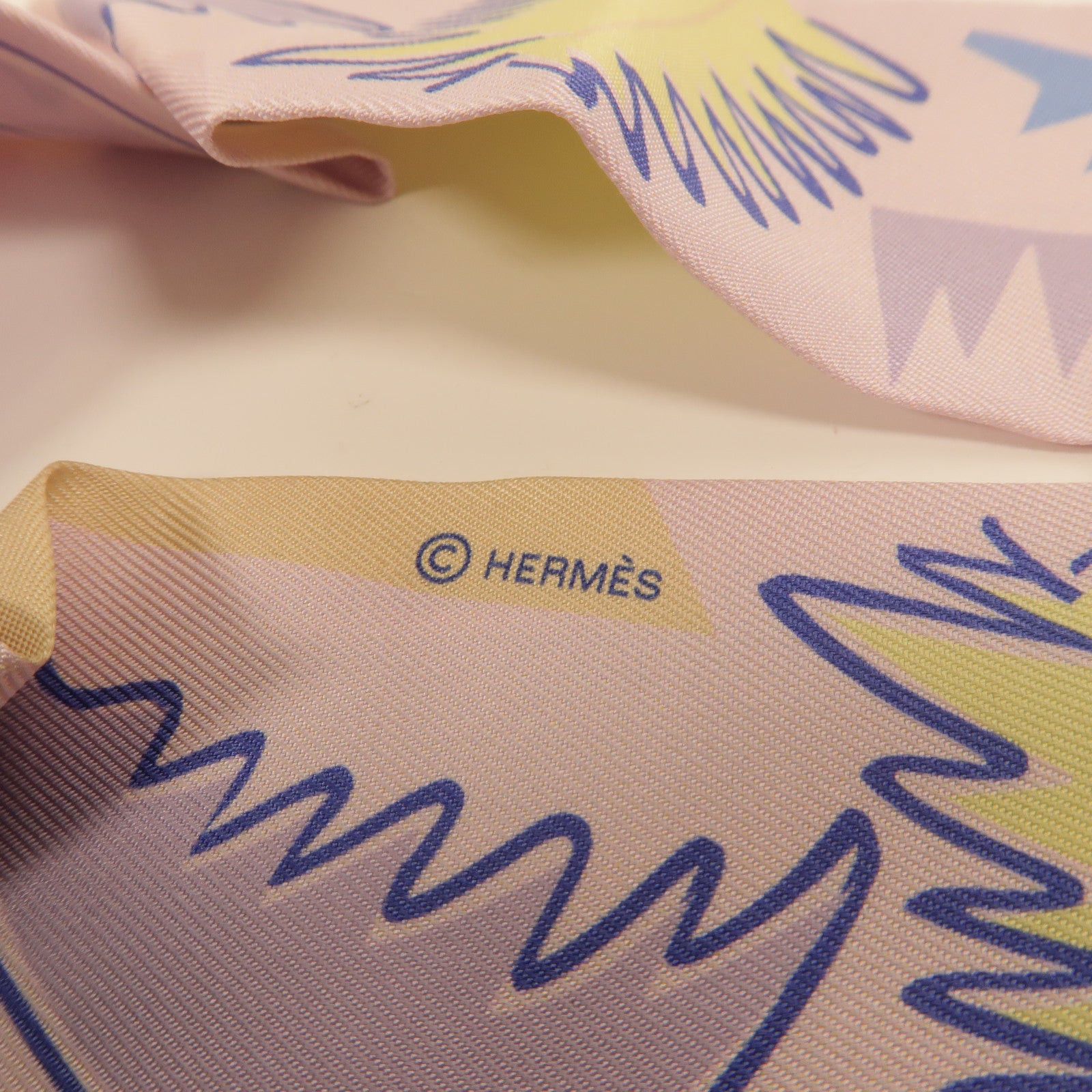 HERMES 絲質Twilly絲巾