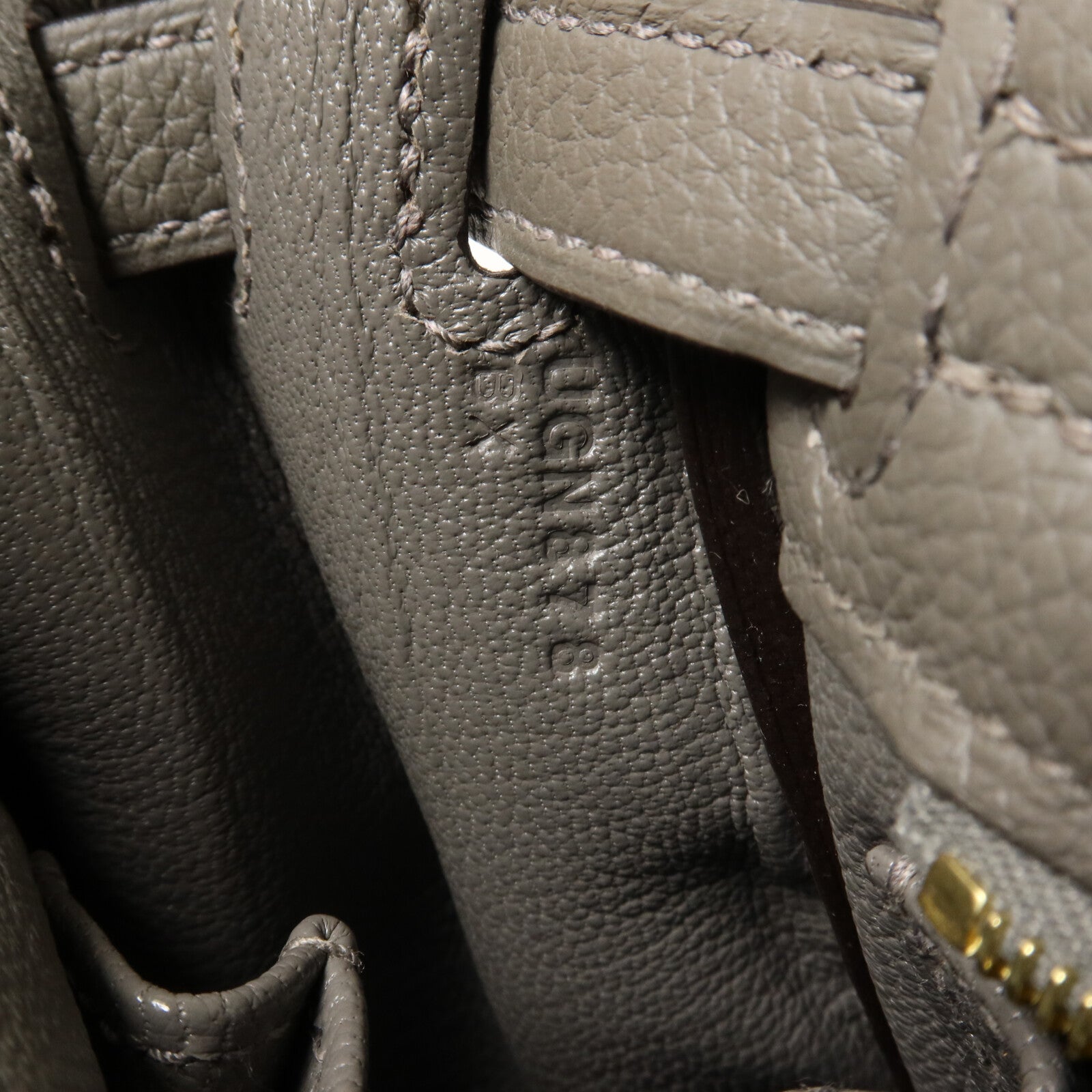 HERMES Togo皮革Kelly 25手挽肩背兩用袋Gris Meyer