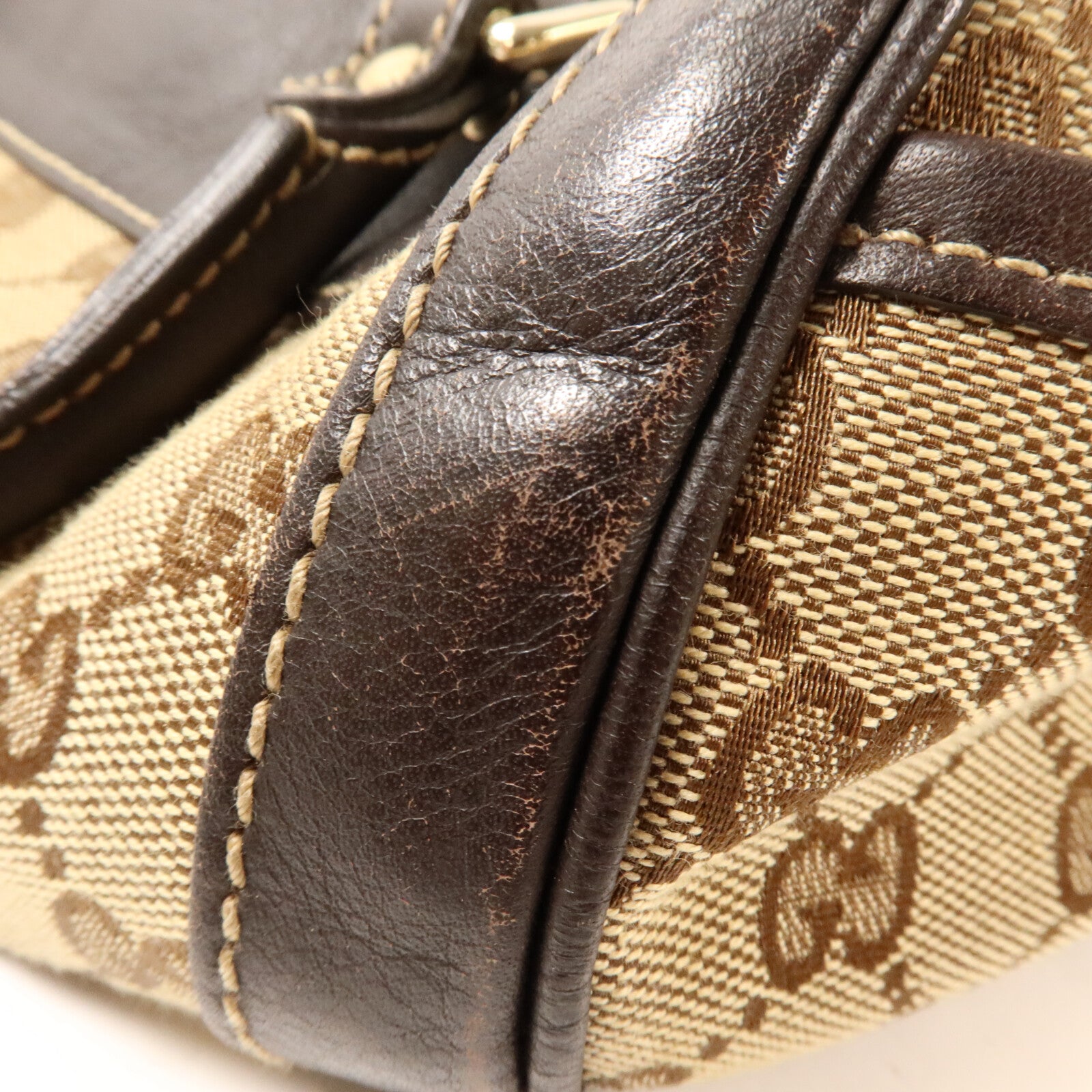 GUCCI 帆布Trophy Boston Bag手挽袋
