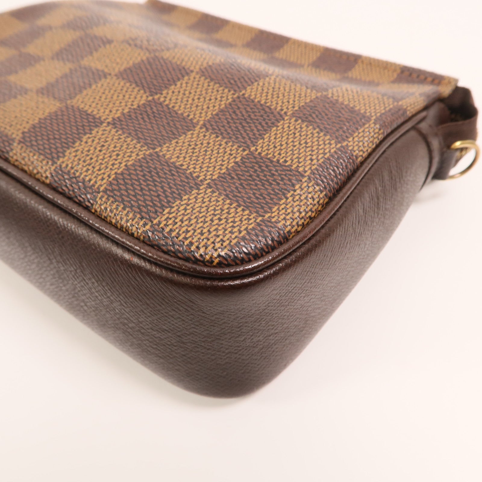 LOUIS VUITTON Damier Trousse Pochette金扣手挽袋
