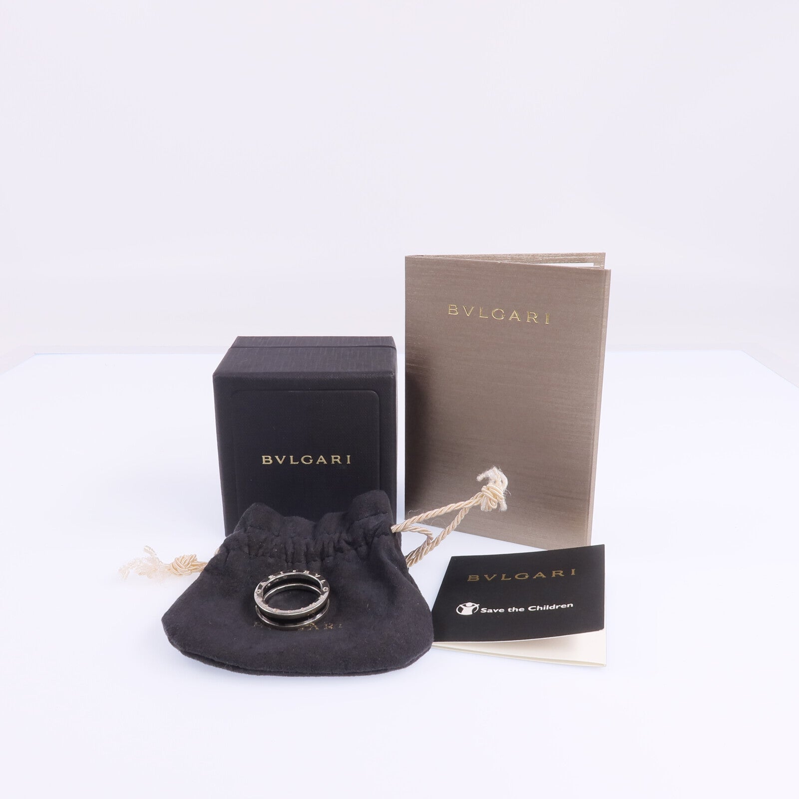 BVLGARI 925純銀Save The Children戒指BLV#63/US#10