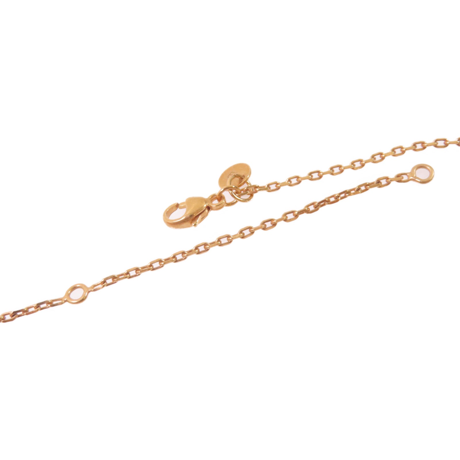 HERMES 金屬/Sweift皮革AS Decoeur Pendant Necklace金扣項鏈黑色/金色
