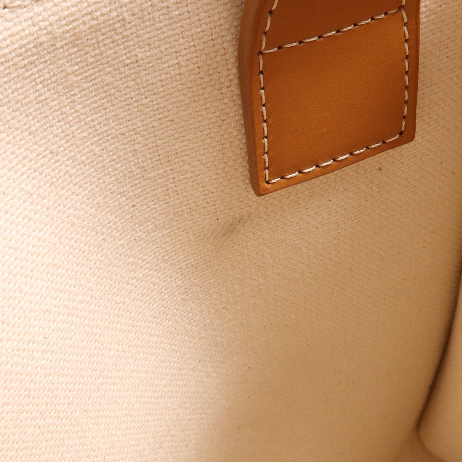 CELINE 帆布Mini Vertical Cabas金扣手挽肩背兩用袋