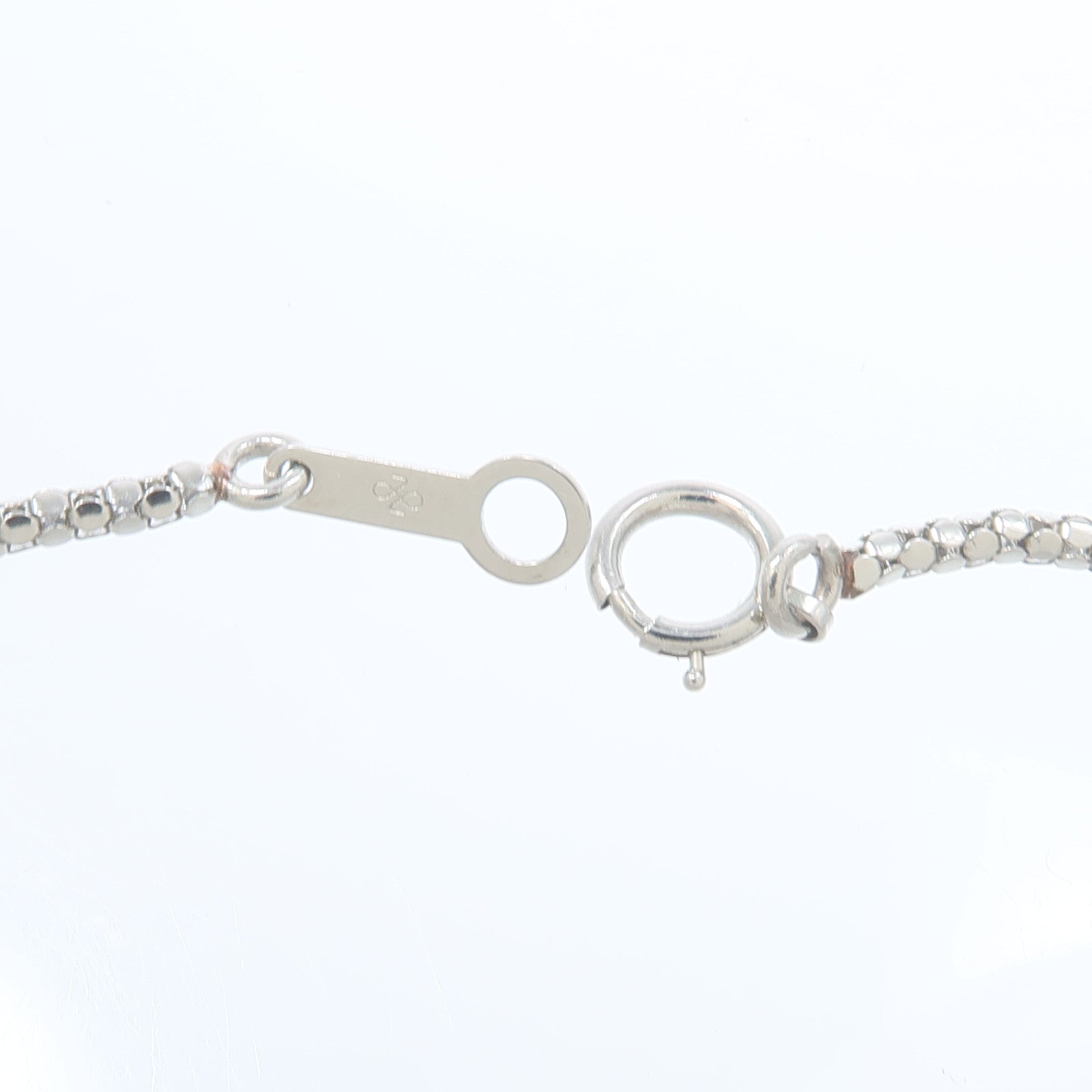 JEWELRY PT850鉑金Sapphire Diamond Necklace藍寶石/鑽石項鍊
