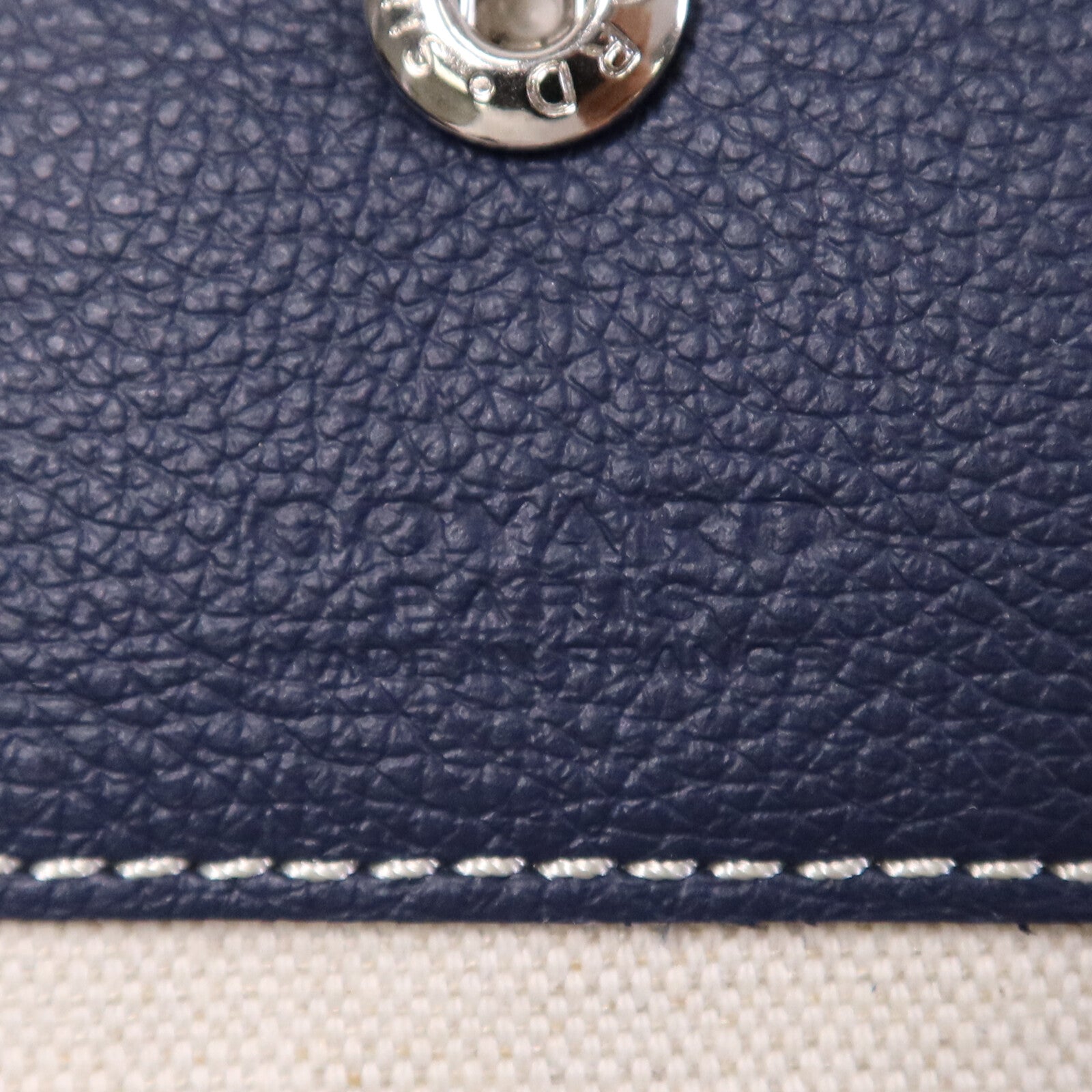 GOYARD 塗層帆布Boheme Hobo銀扣肩背袋