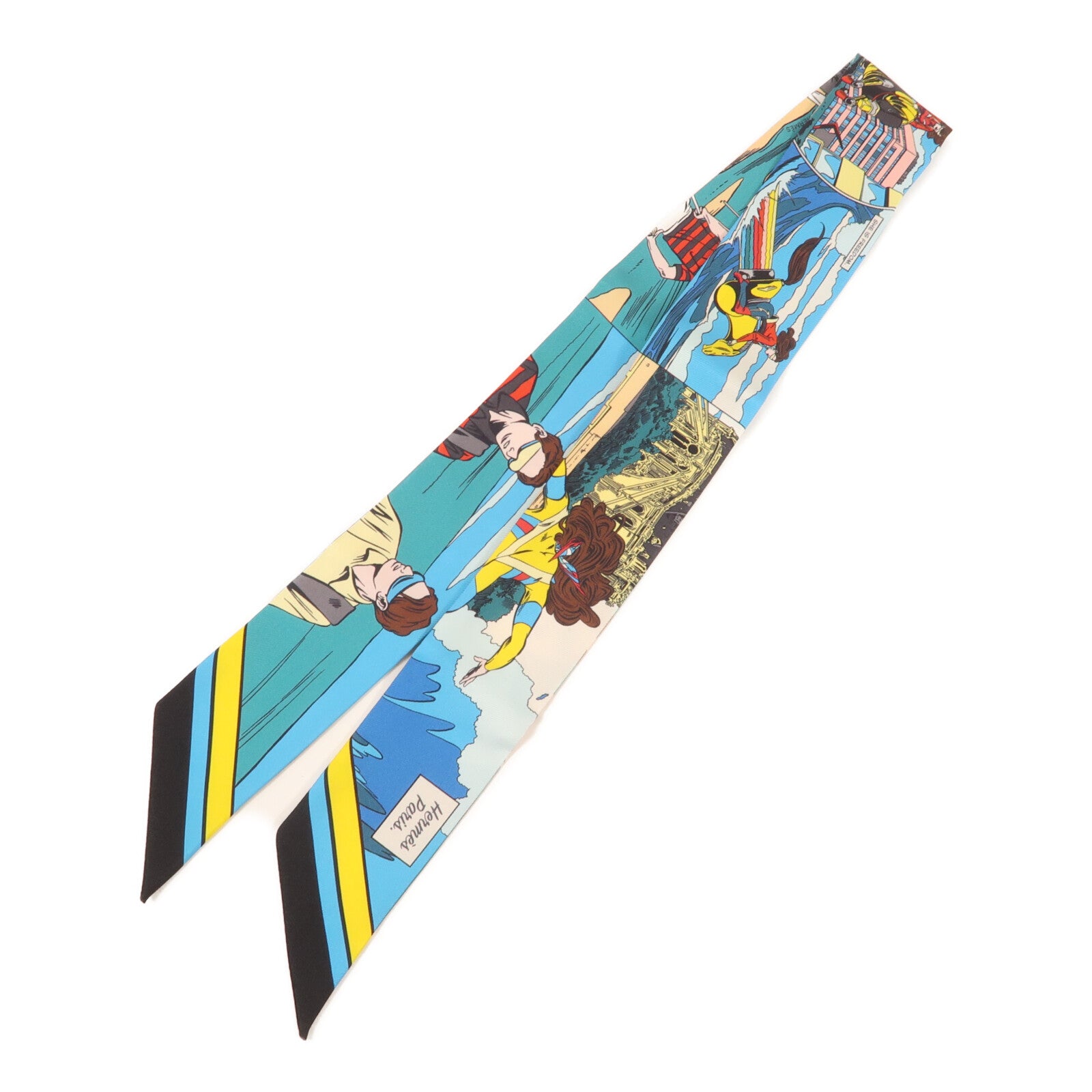 HERMES 絲質Twilly絲巾