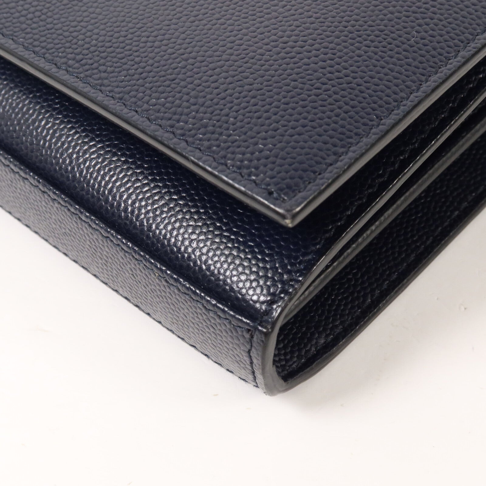 SAINT LAURENT 牛皮皮革Wallet On Chain鏈帶肩背袋