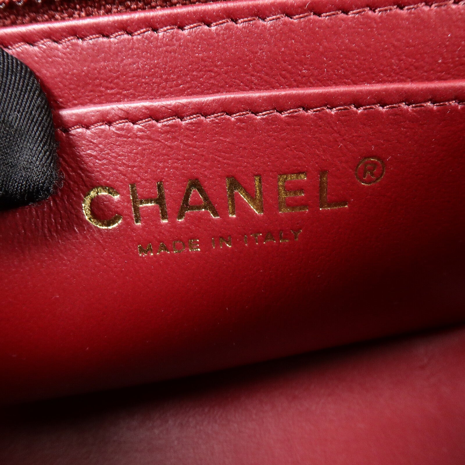 CHANEL 羊皮皮革Mini Classic 17鏈帶肩背袋