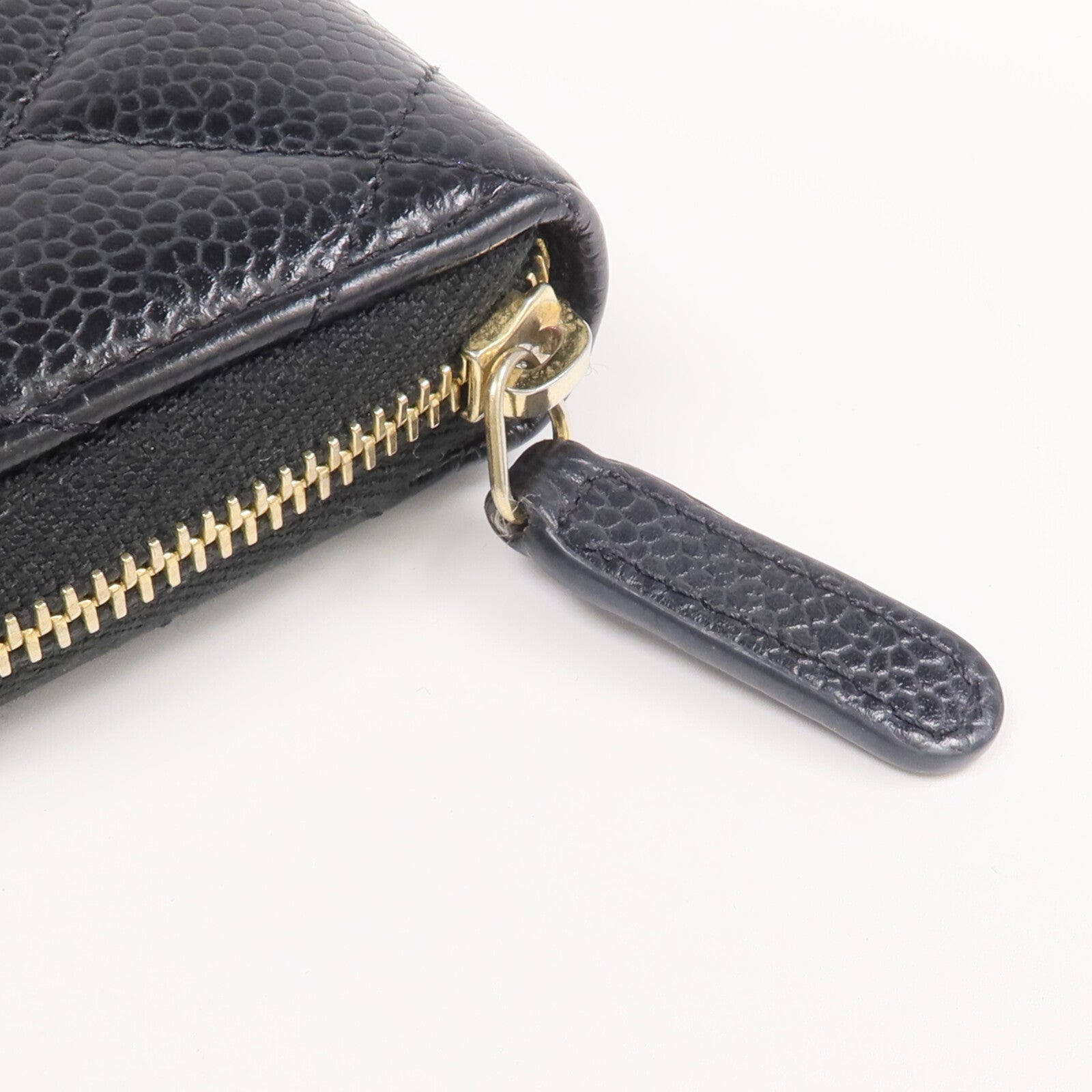 CHANEL 牛皮皮革Card/Coin Case金扣零錢包/卡片套
