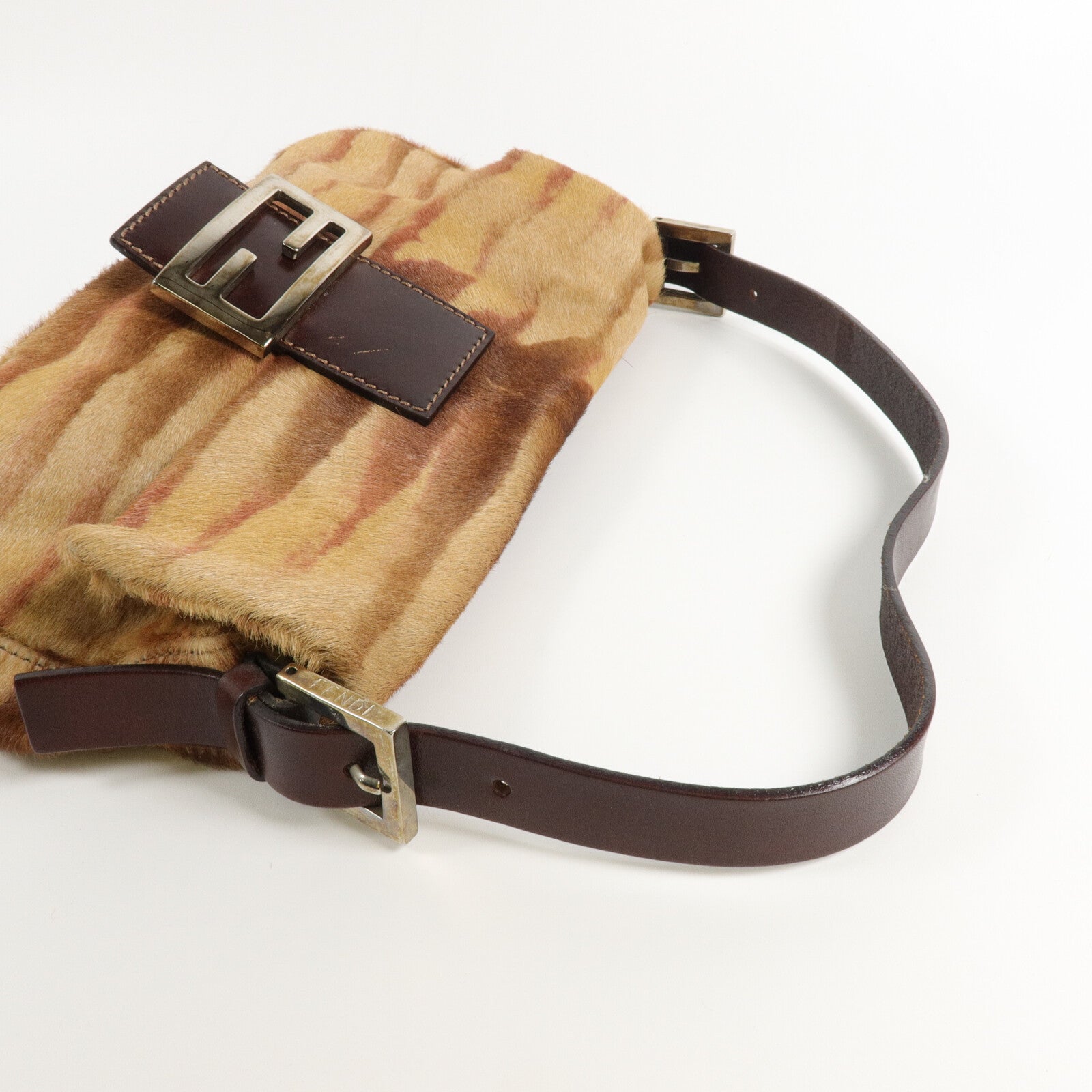 FENDI 馬毛Baguette手挽袋