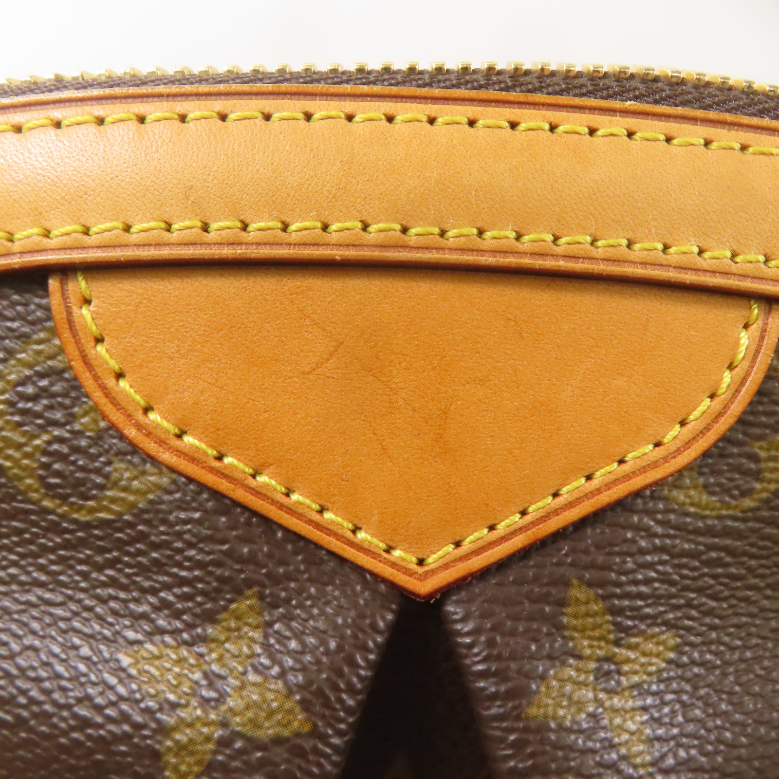 LOUIS VUITTON【激減優惠】 Monogram Tivoli GM金扣肩背袋棕色