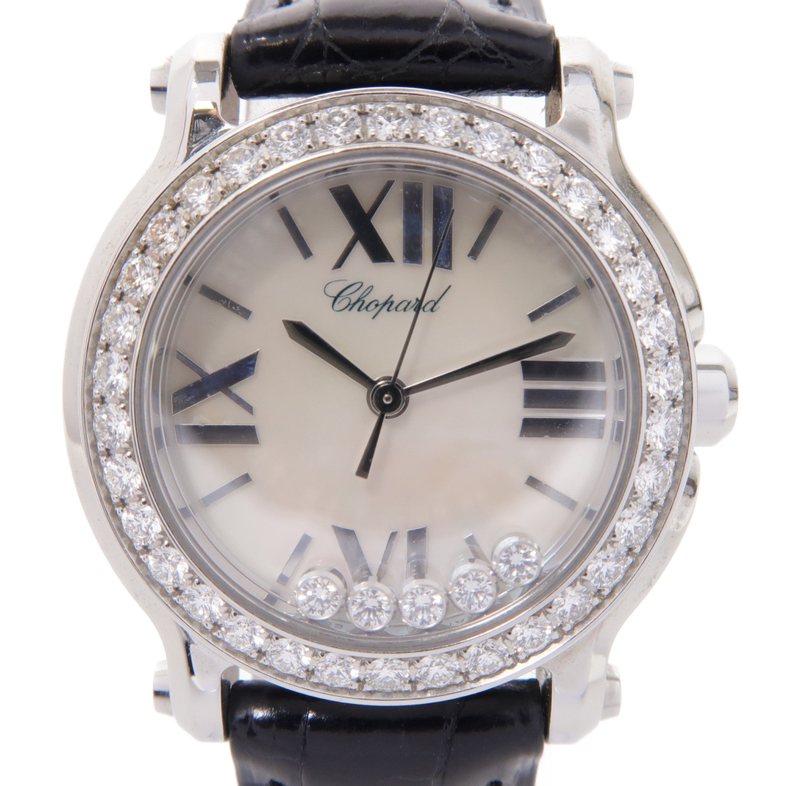Chopard Happy Sport Watch不鏽鋼手錶石英機芯白色