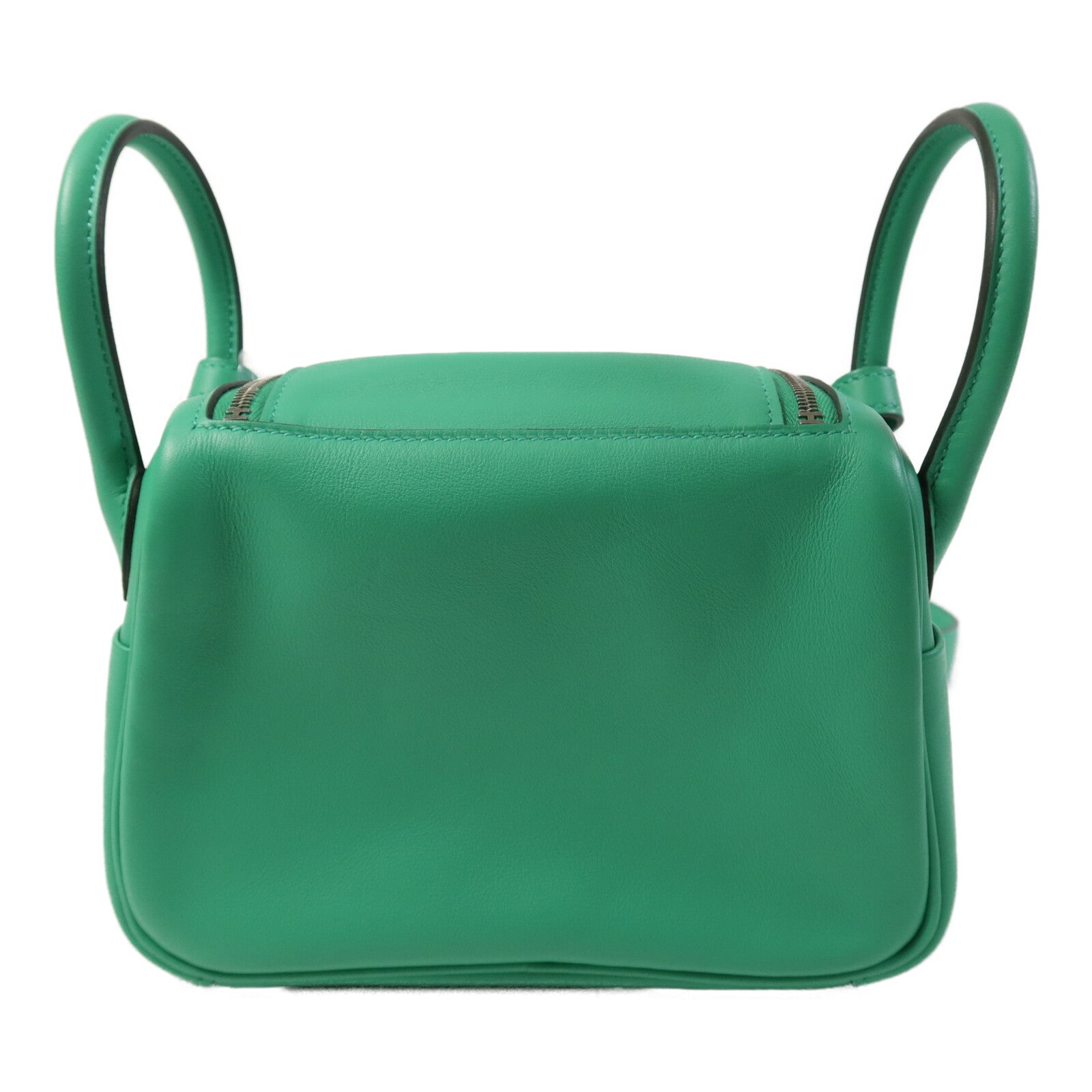 HERMES Swift皮革Mini Lindy金扣手挽肩背兩用袋Menthe