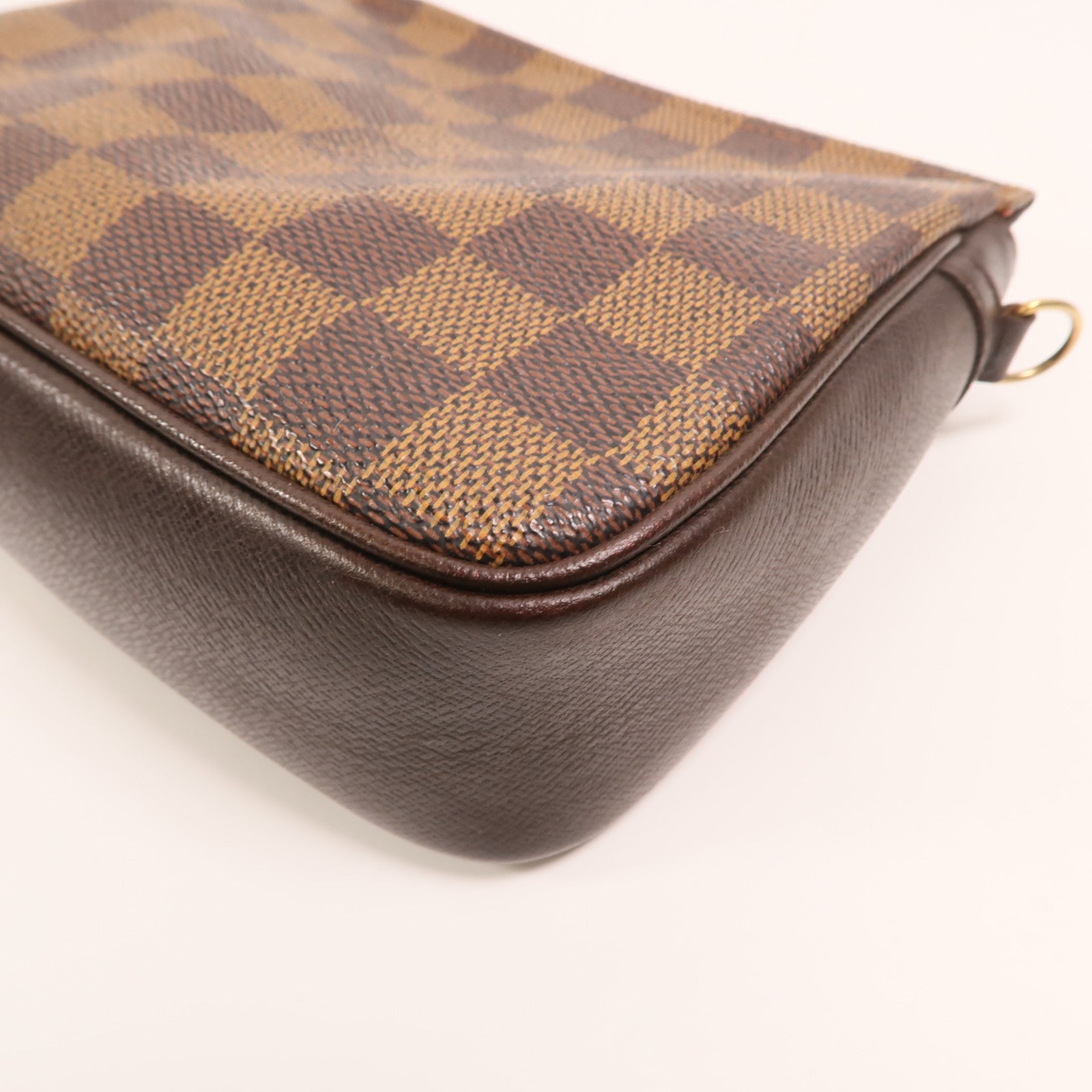 LOUIS VUITTON Damier Trousse Pochette金扣手挽袋