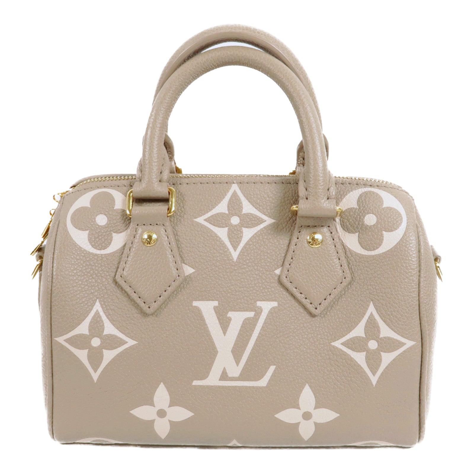 LOUIS VUITTON Monogram Empreinte Speedy Bandouliere 20扣手挽肩背兩用袋