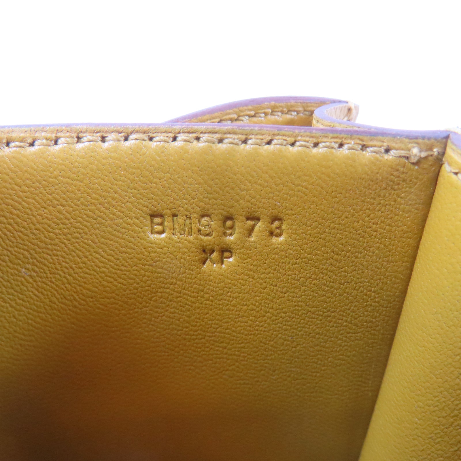 HERMES Epsom皮革Constance Mini金扣肩背袋Sesame/淺啡色