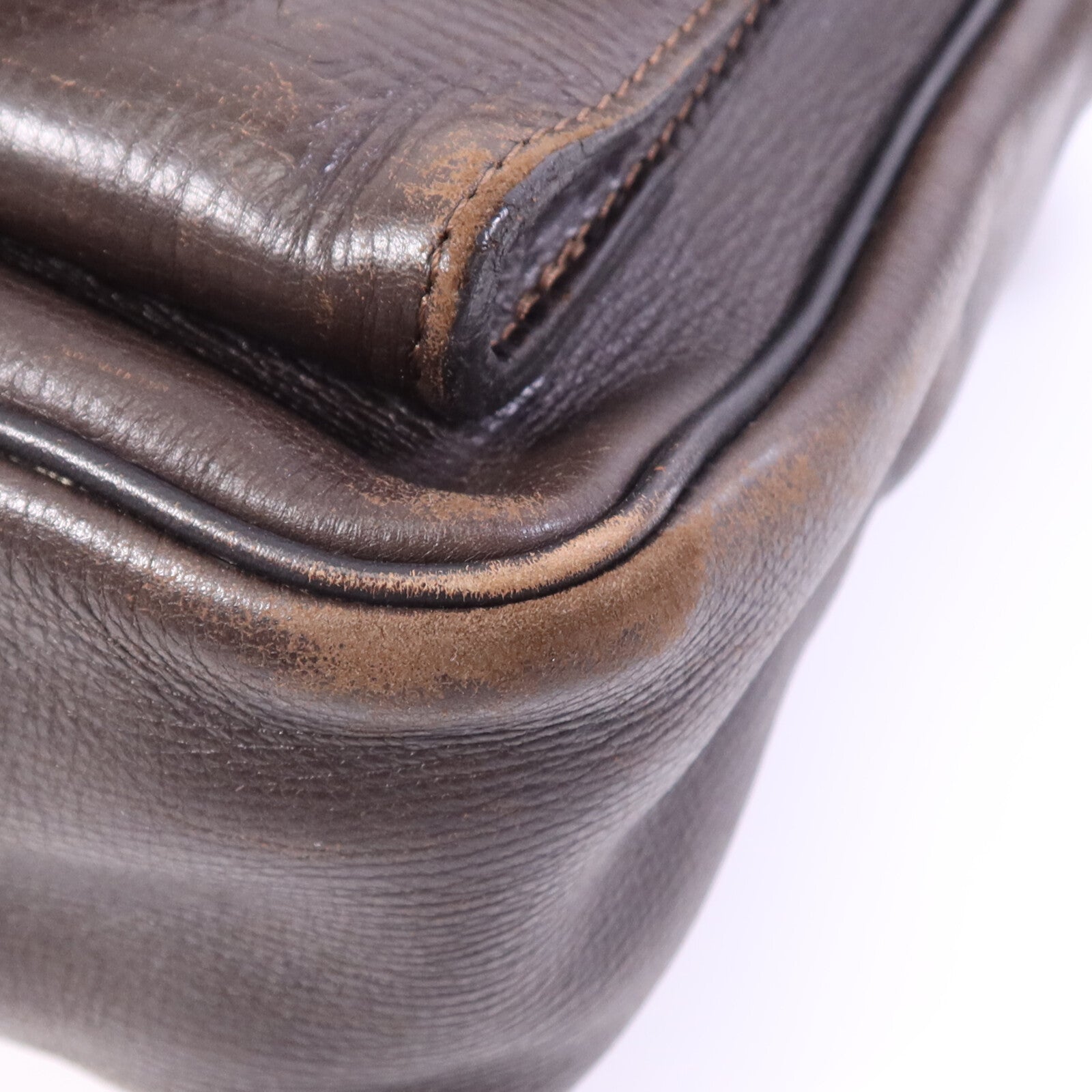 LOUIS VUITTON 牛皮皮革Whichita金扣肩背袋