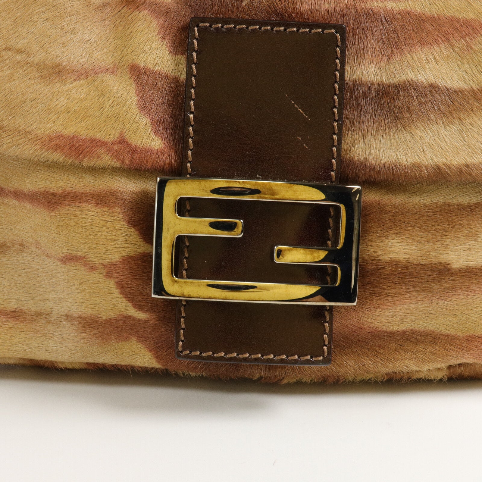 FENDI 馬毛Baguette手挽袋