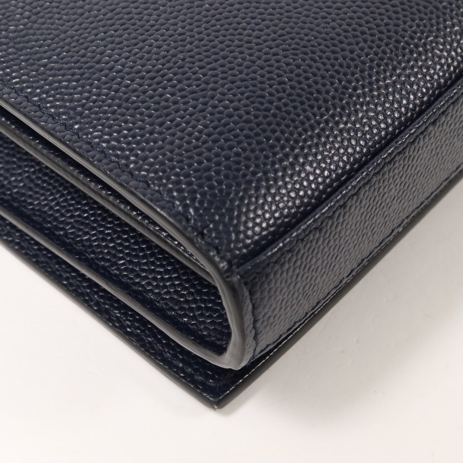 SAINT LAURENT 牛皮皮革Wallet On Chain鏈帶肩背袋