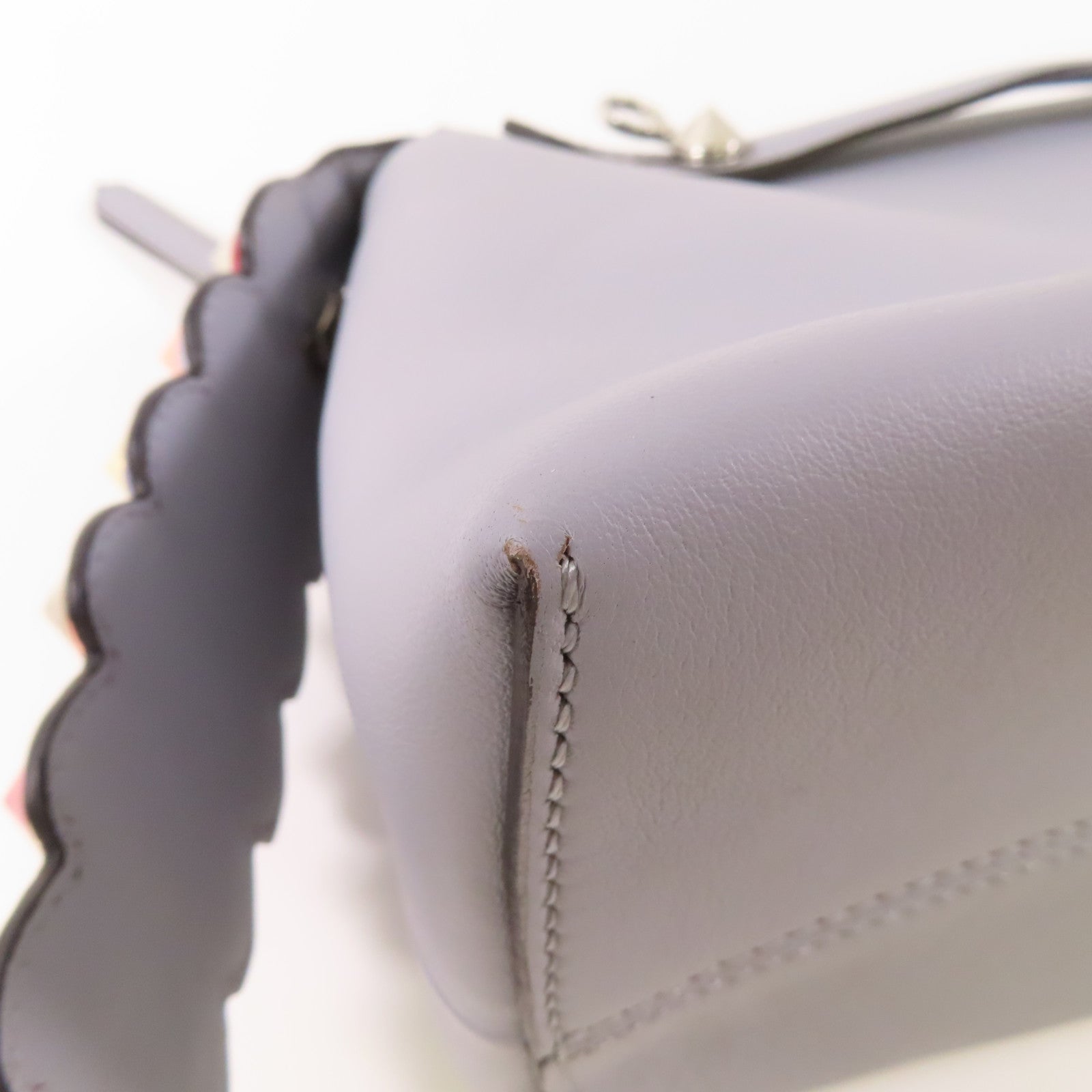 FENDI 【激減優惠】牛皮皮革By The Way銀扣手挽肩背兩用袋