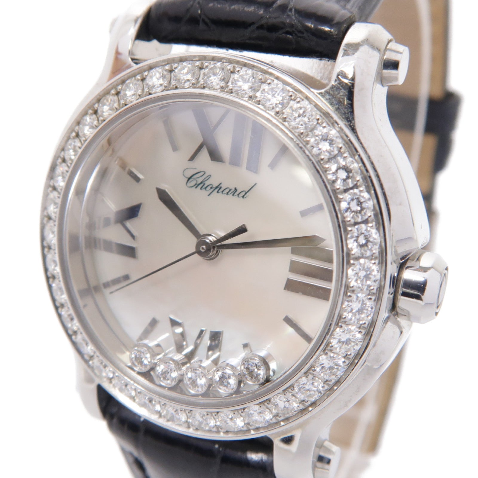 Chopard Happy Sport Watch不鏽鋼手錶石英機芯白色
