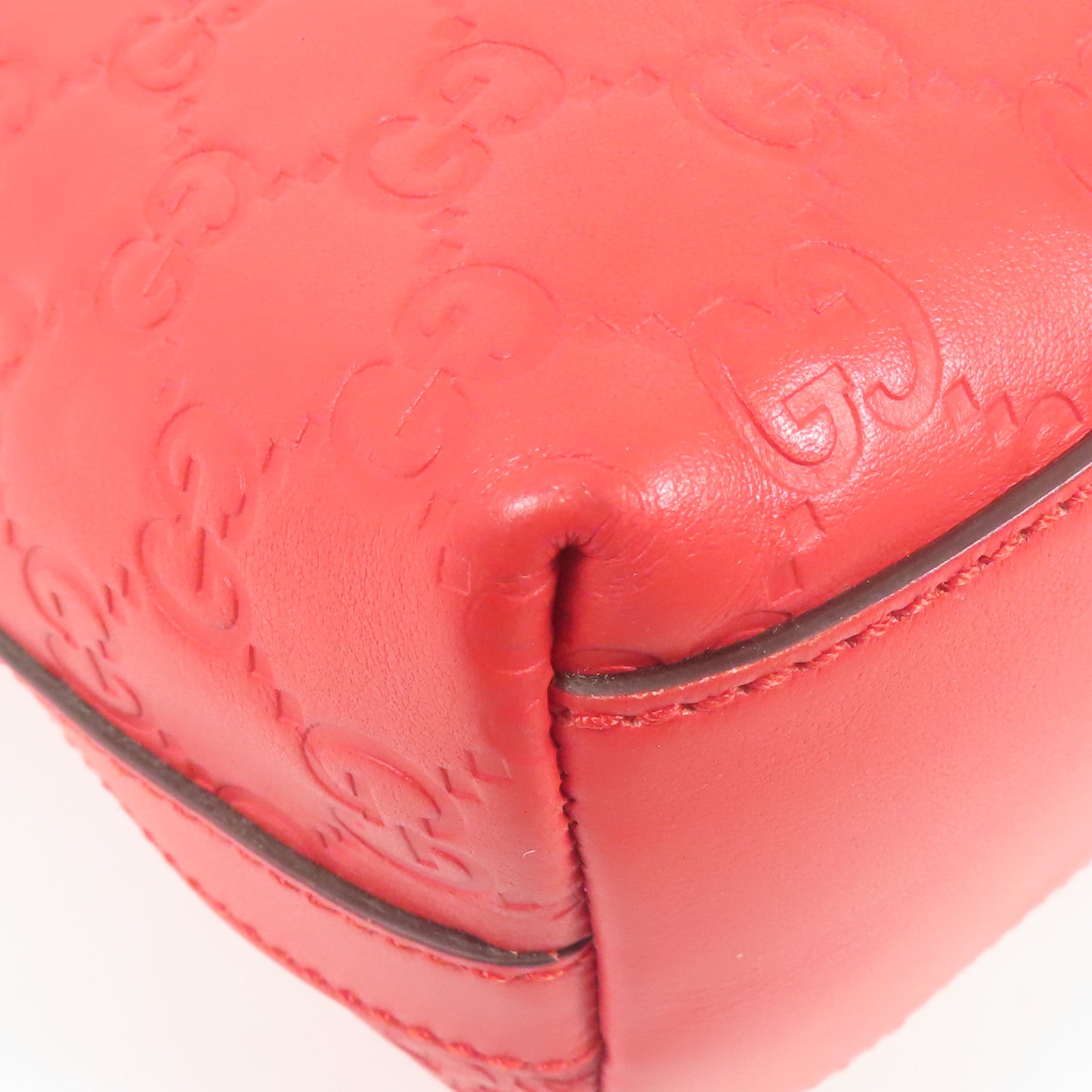 GUCCI 牛皮皮革Shoulder Bag銀扣肩背袋
