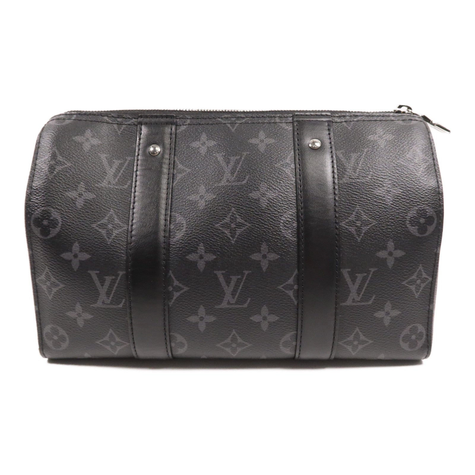 LOUIS VUITTON Monogram Eclipse City Keepall手挽肩背兩用袋