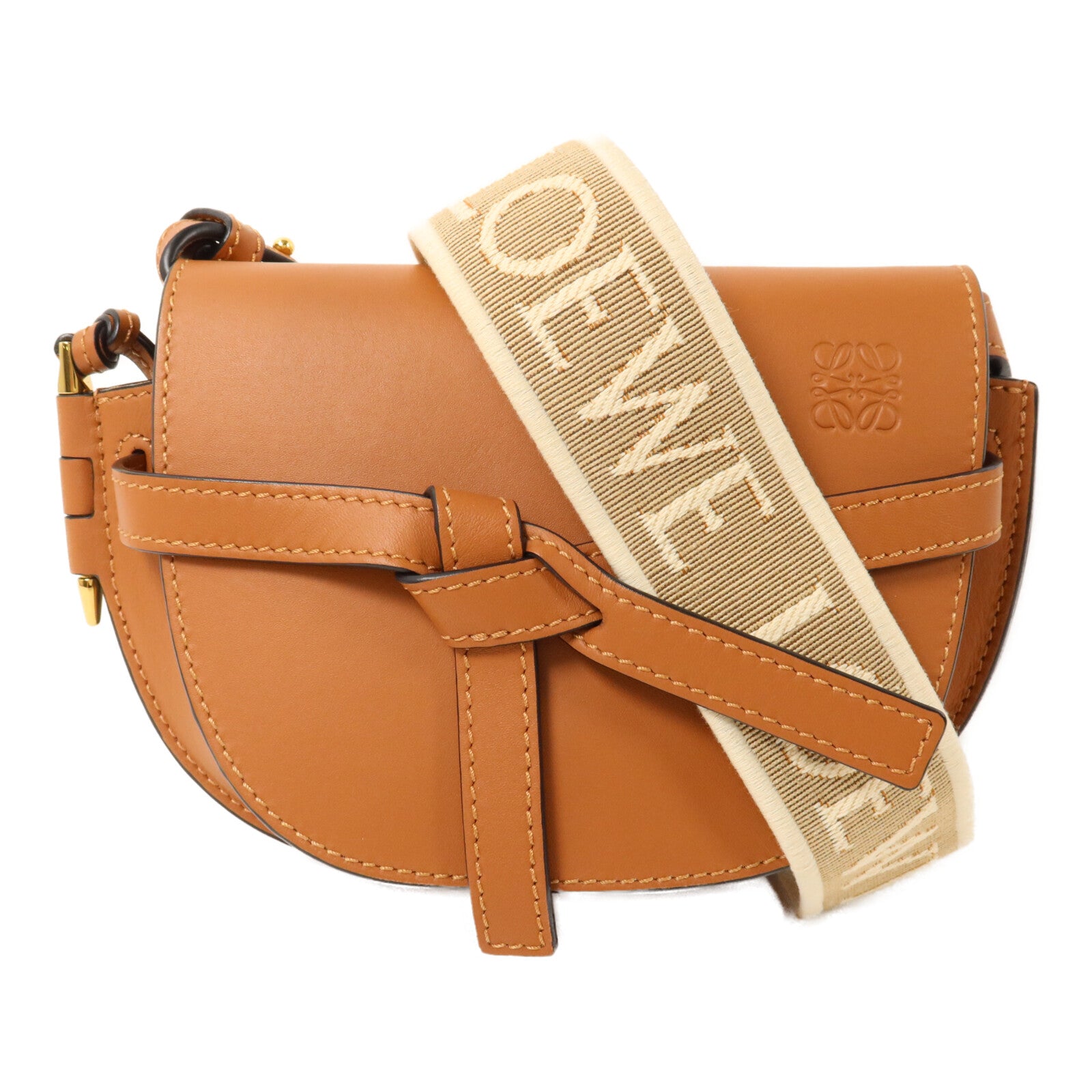 LOEWE 牛皮皮革Mini Gate肩背袋