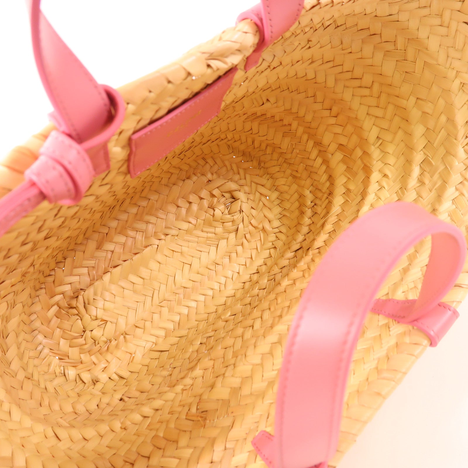 CELINE 酒椰/皮革Panier Bag手挽肩背兩用袋