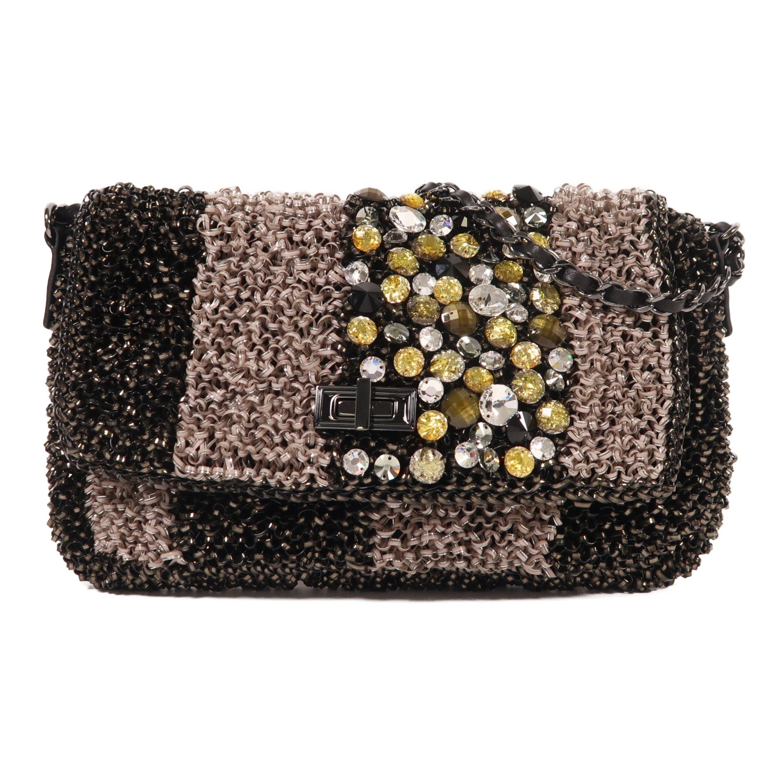 ANTEPRIMA PVC Chain Shoulder鏈帶肩背袋