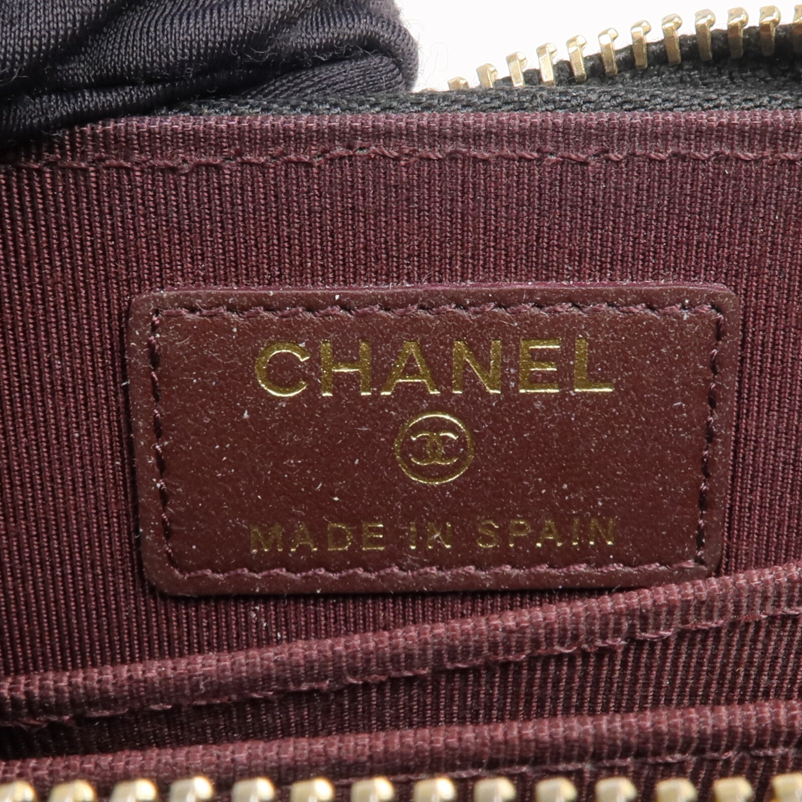 CHANEL 牛皮皮革Card/Coin Case金扣零錢包/卡片套