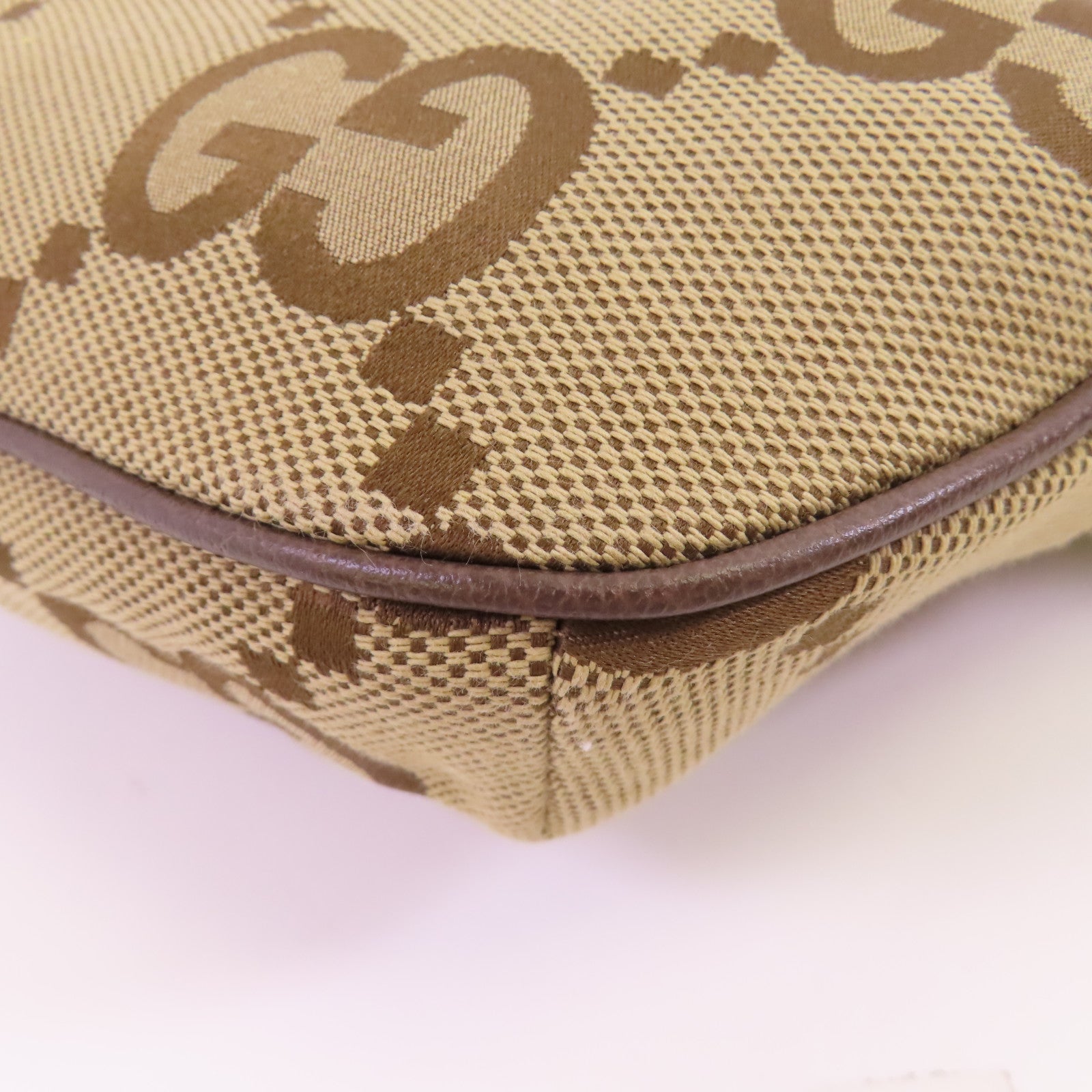 GUCCI GG帆布Jumbo GG Waist Bag金扣腰包